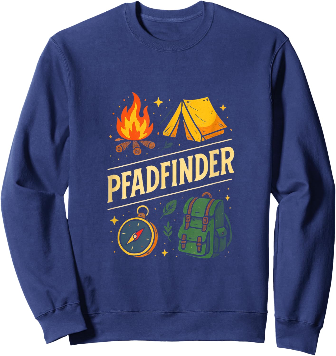 Pfadfinder - Pfadfinder Scout Camping Outdoor Sweatshirt - Sweatshirt | Navy