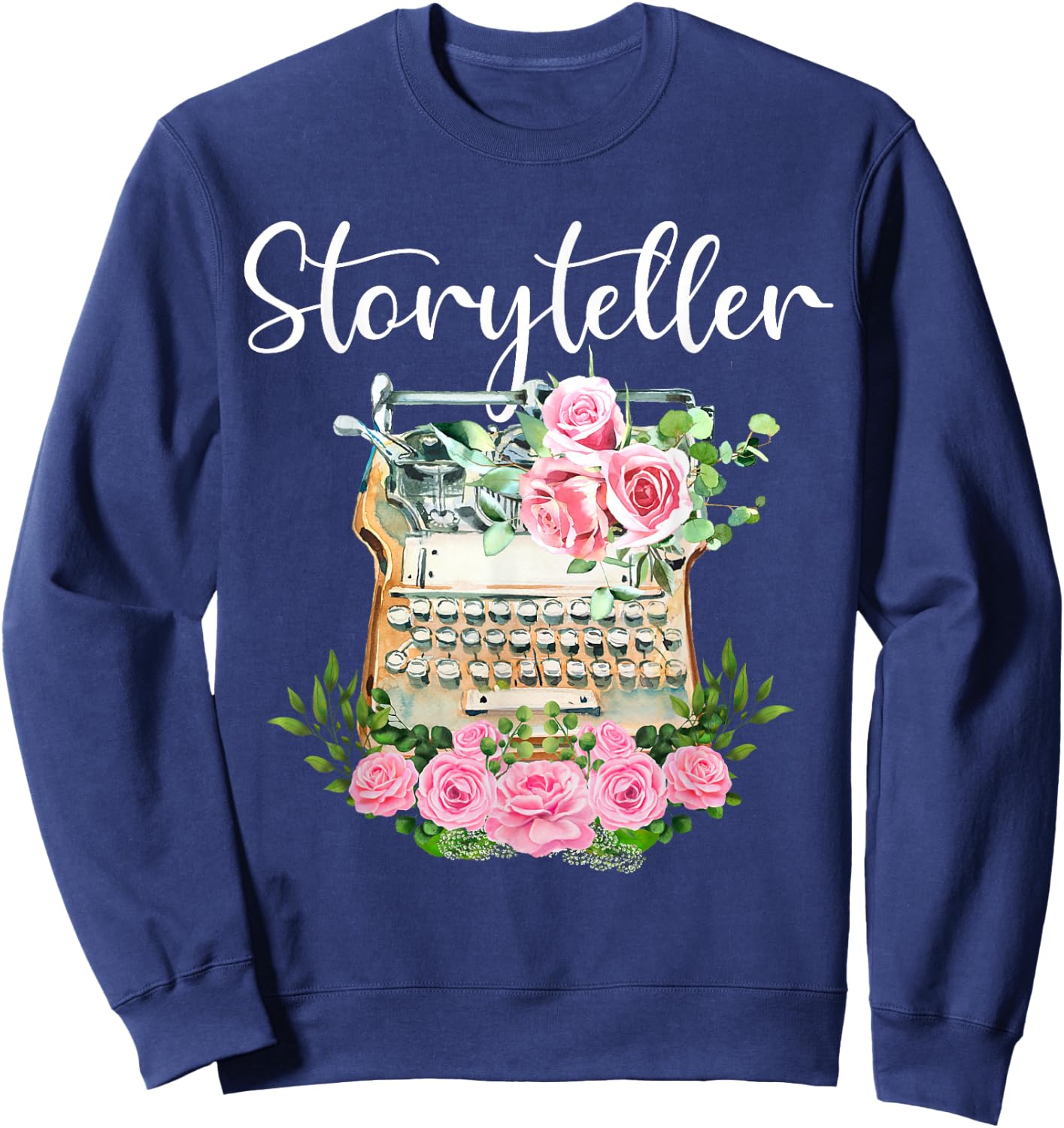 Storyteller Writer Journalist Blogger Writing Sweatshirt - Sweatshirt | Navy
