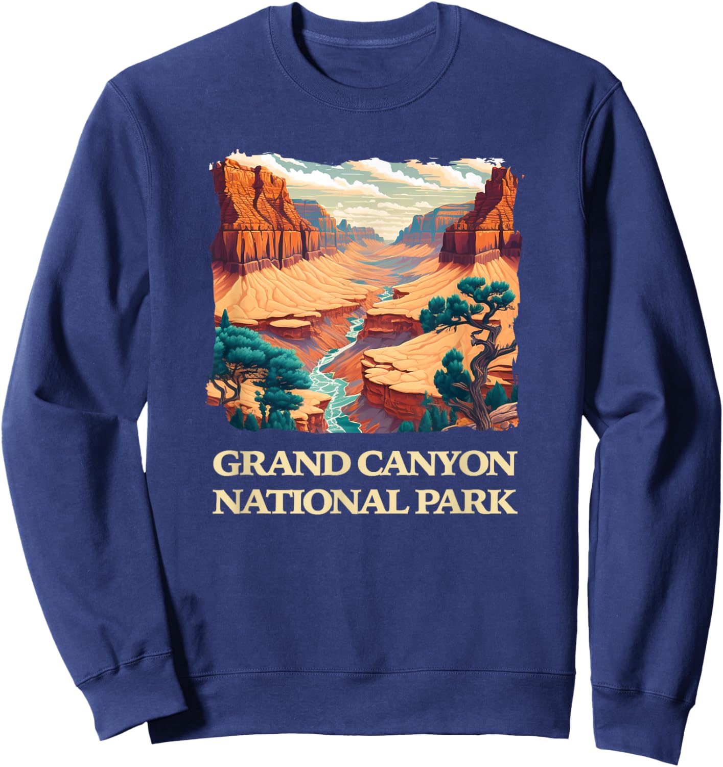 Grand Canyon National Park Arizona Sweatshirt - Sweatshirt | Navy