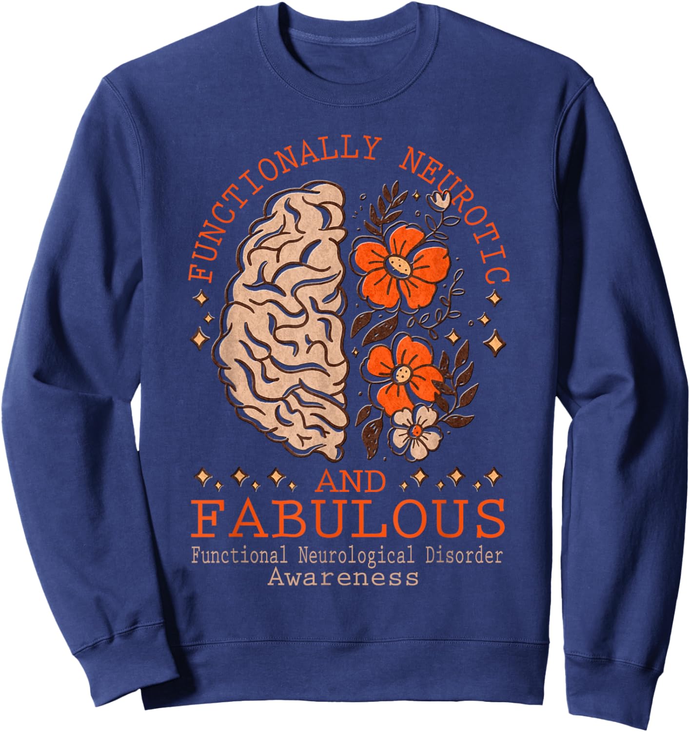 Functional Neurological Disorder Awareness Sweatshirt - Sweatshirt | Navy