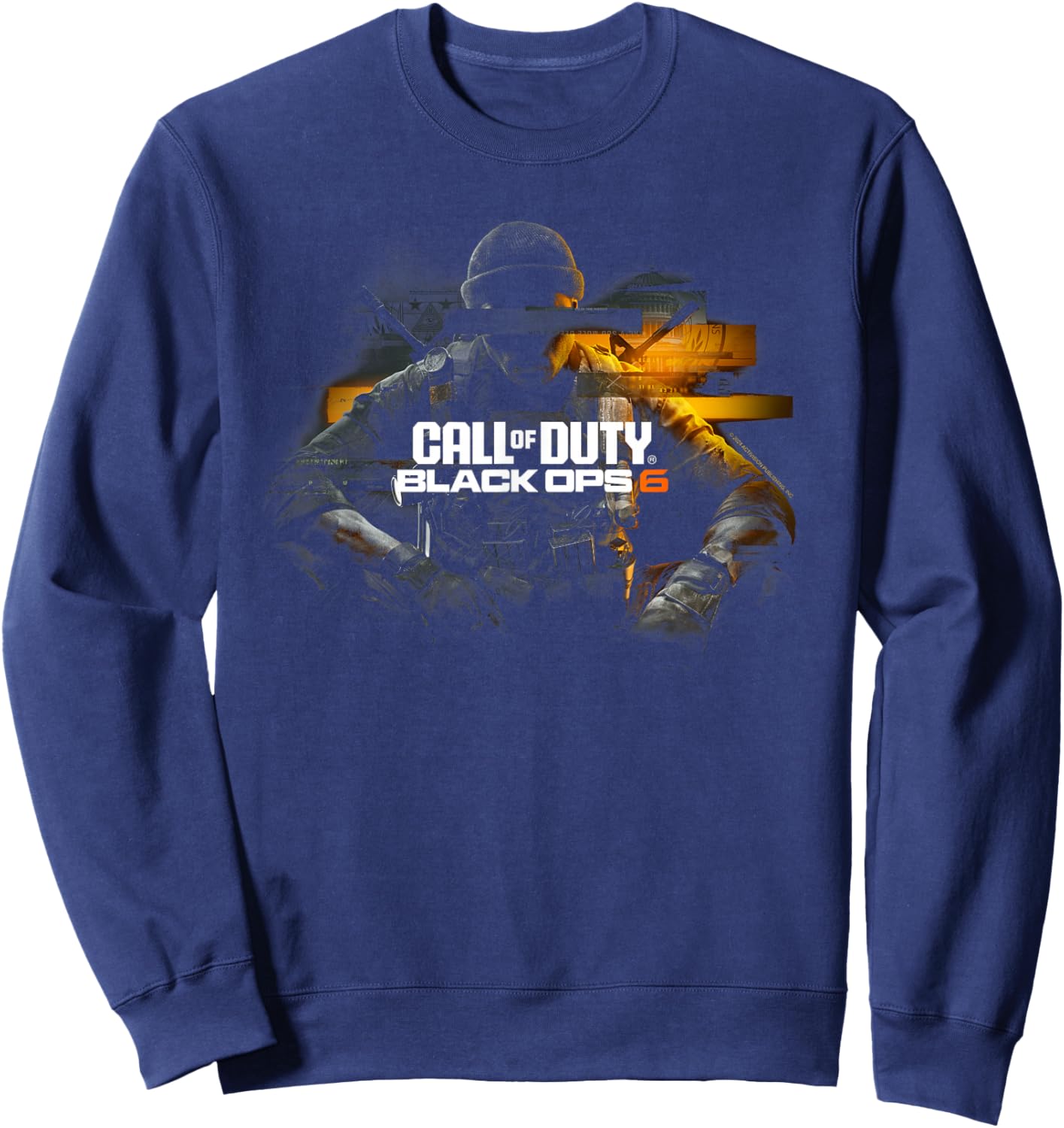 Call of Duty Black Ops 6 Troy Marshall Sweatshirt - Sweatshirt | Navy