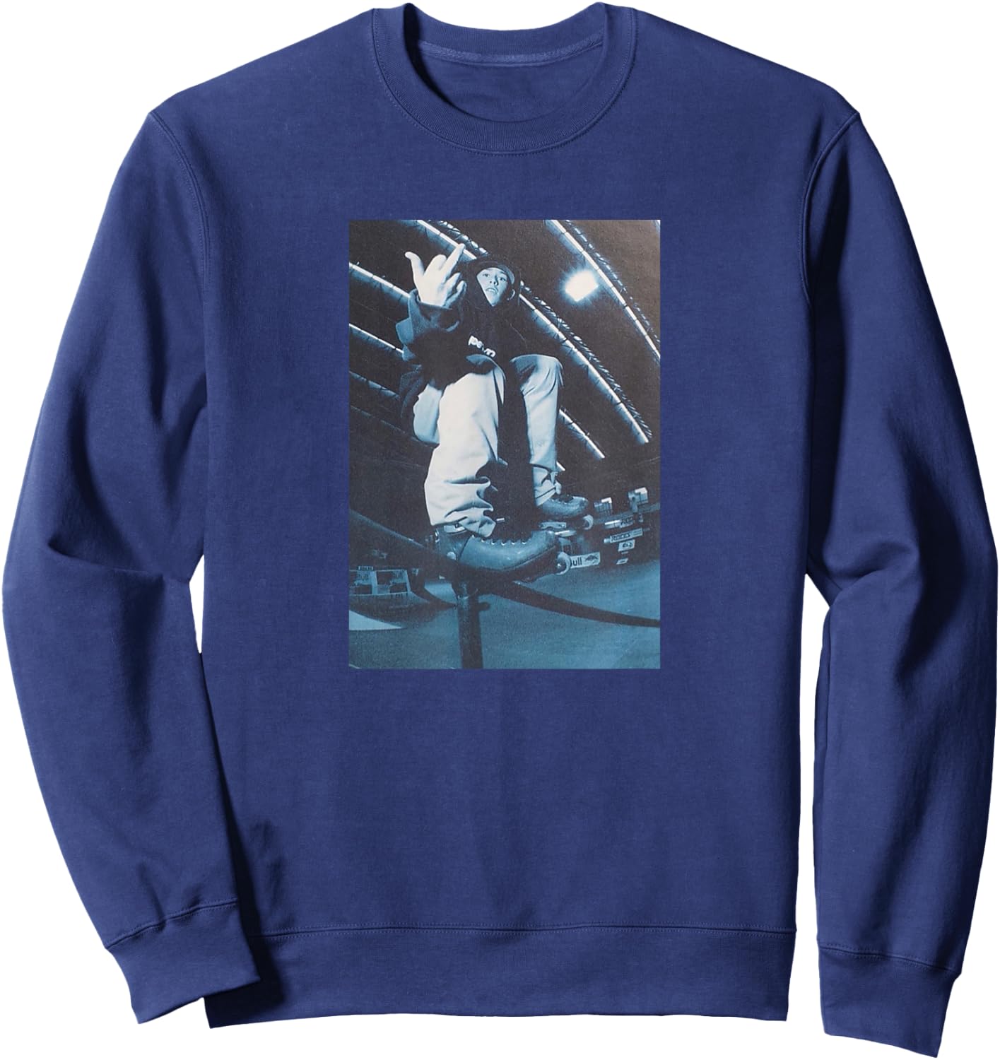 Backslide old school aggressive inline Sweatshirt - Sweatshirt | Navy