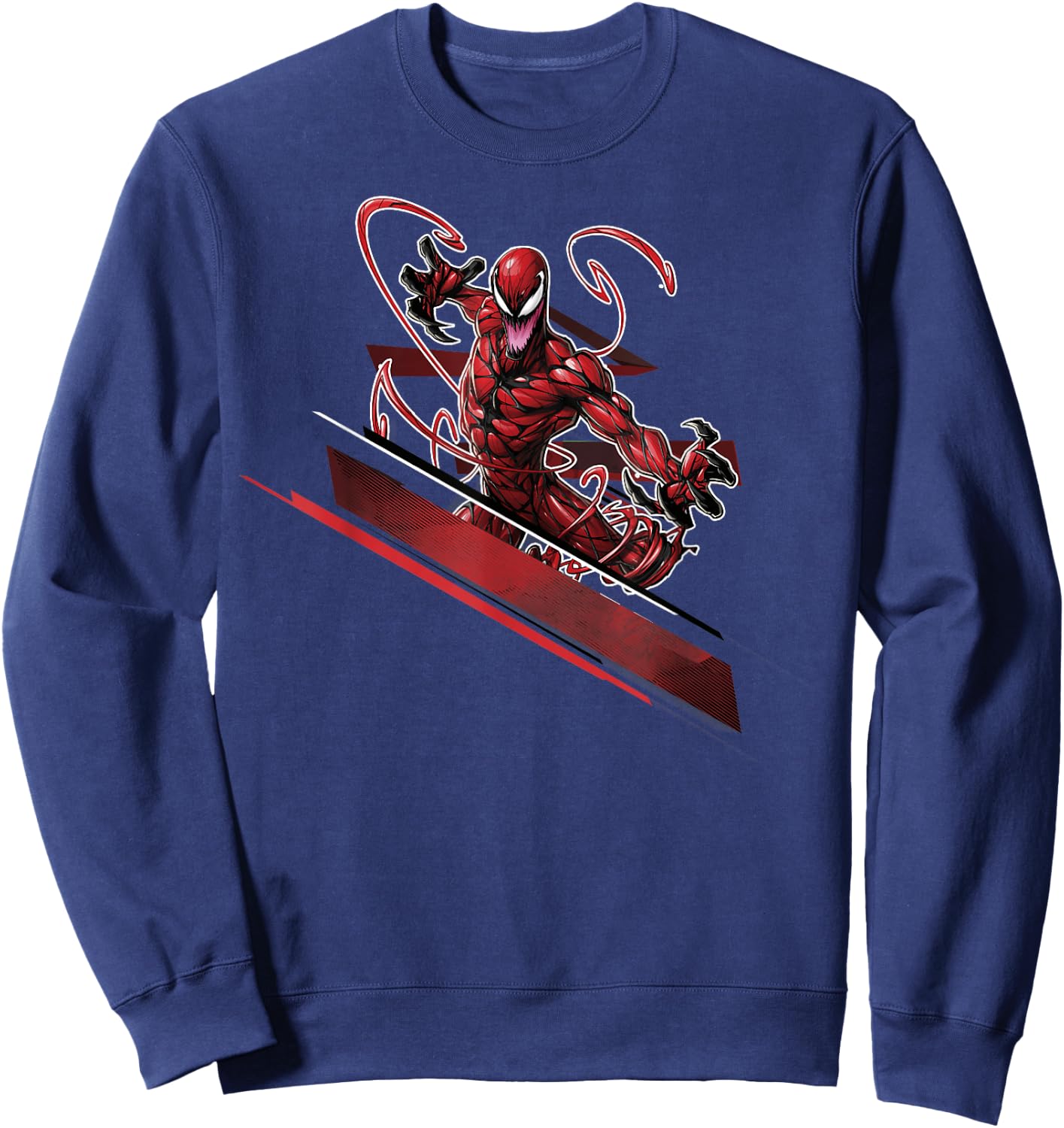Marvel Carnage Action Pose Portrait Sweatshirt - Sweatshirt | Navy