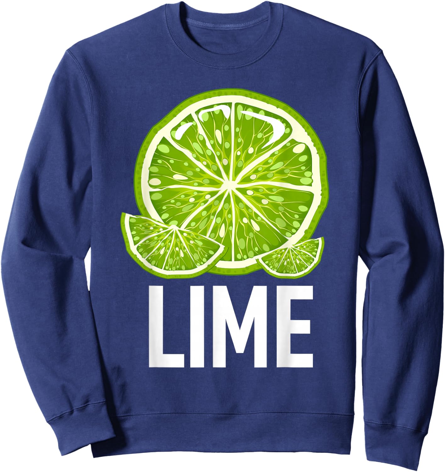 Matching Salt & Tequila & Lime Halloween Costume Party Fun Sweatshirt - Sweatshirt | Navy