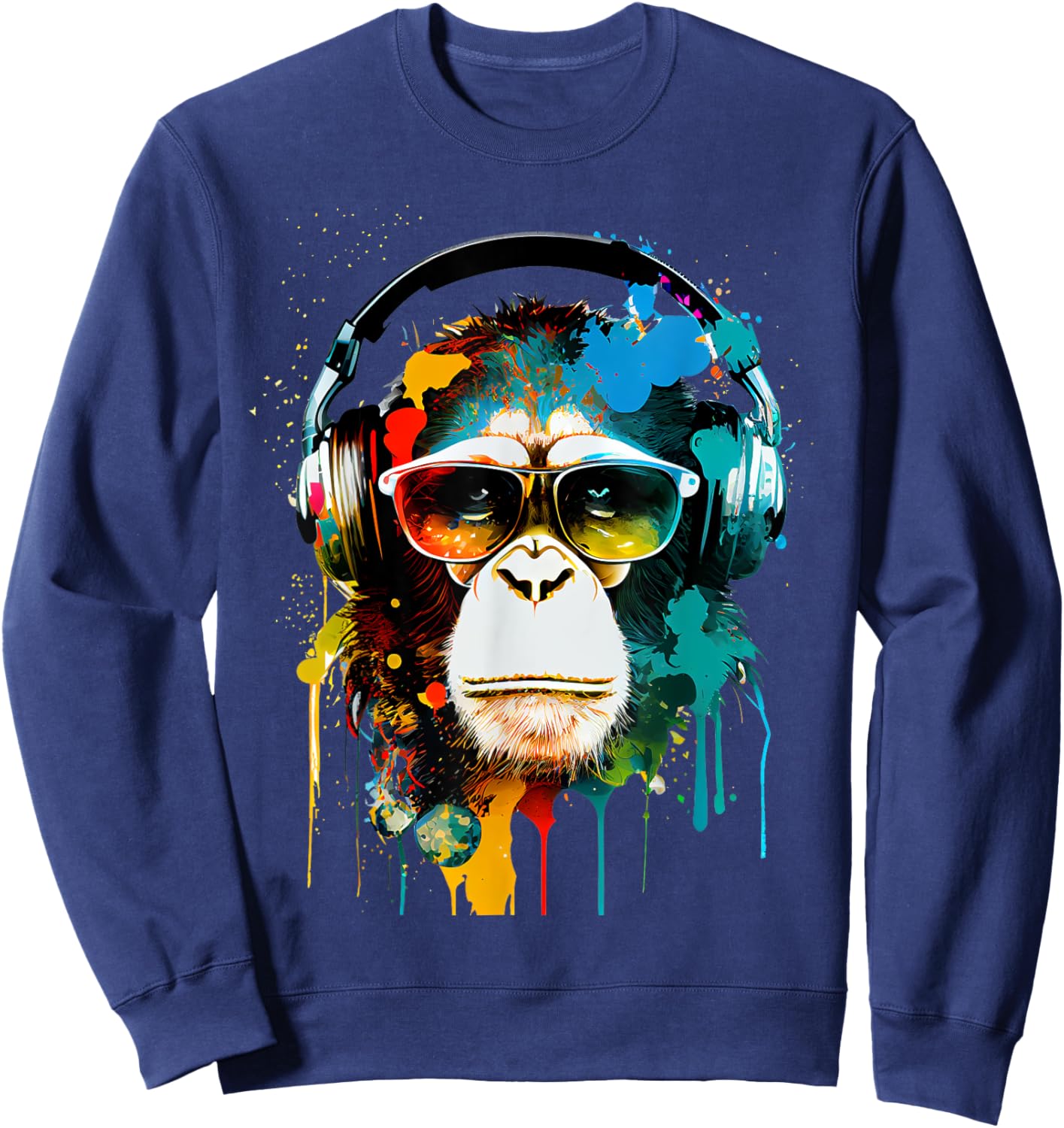 Monkey Monkey Sweatshirt - Sweatshirt | Navy