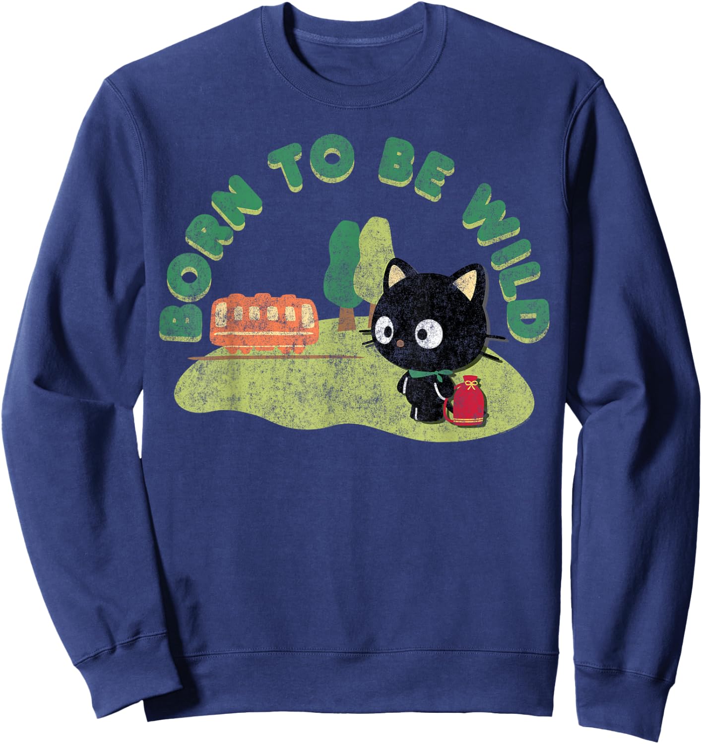 Chococat Born to Be Wild Sweatshirt - Sweatshirt | Navy