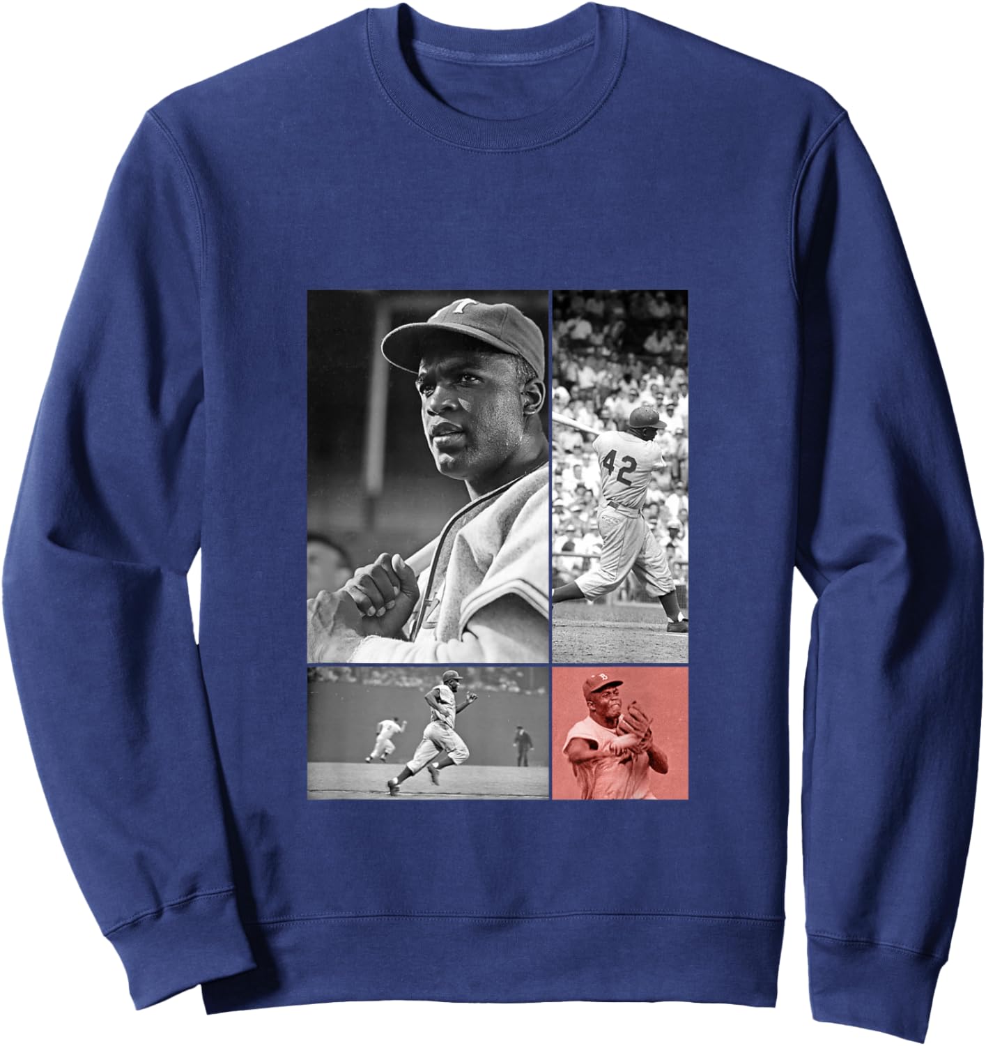 Jackie Robinson_Baseball_035 Sweatshirt - Sweatshirt | Navy