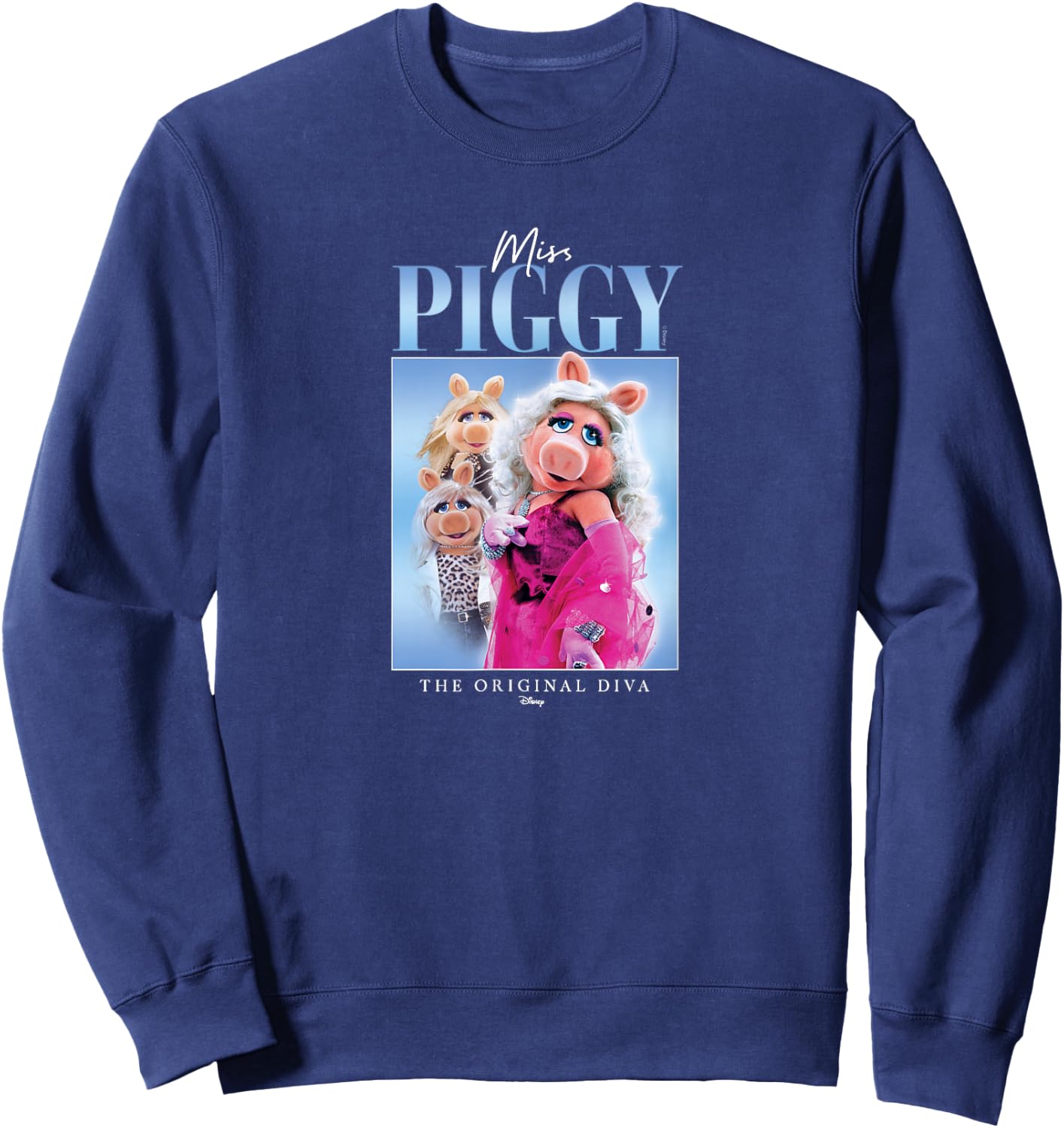 Disney - The Muppets Miss Piggy Original Diva Sweatshirt - Sweatshirt | Navy