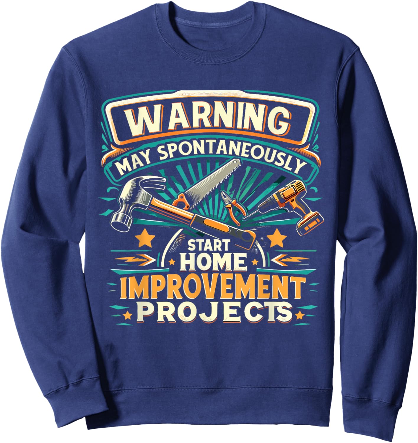 DIY Lovers Renovation Home Improvement Sweatshirt - Sweatshirt | Navy
