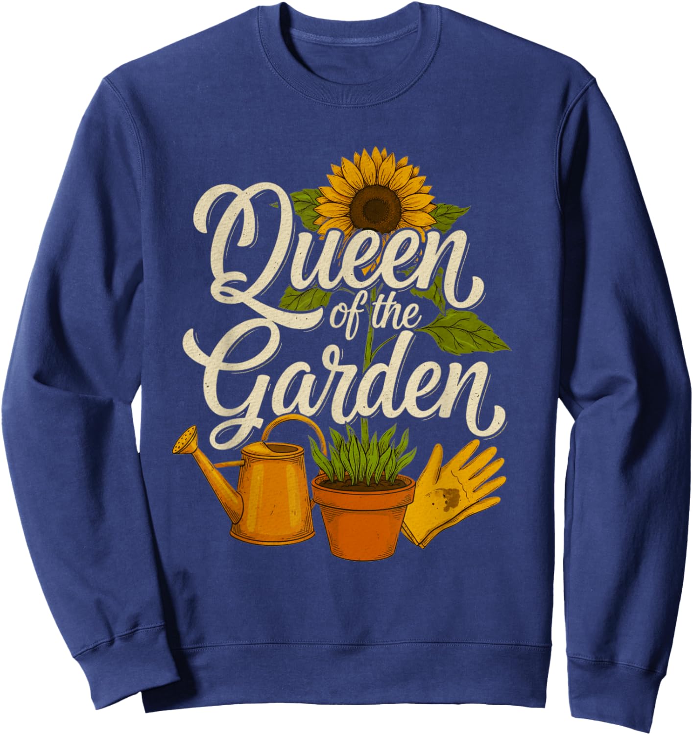 Gardener Gardening Plant Lover Women Garden Nature Sweatshirt - Sweatshirt | Navy
