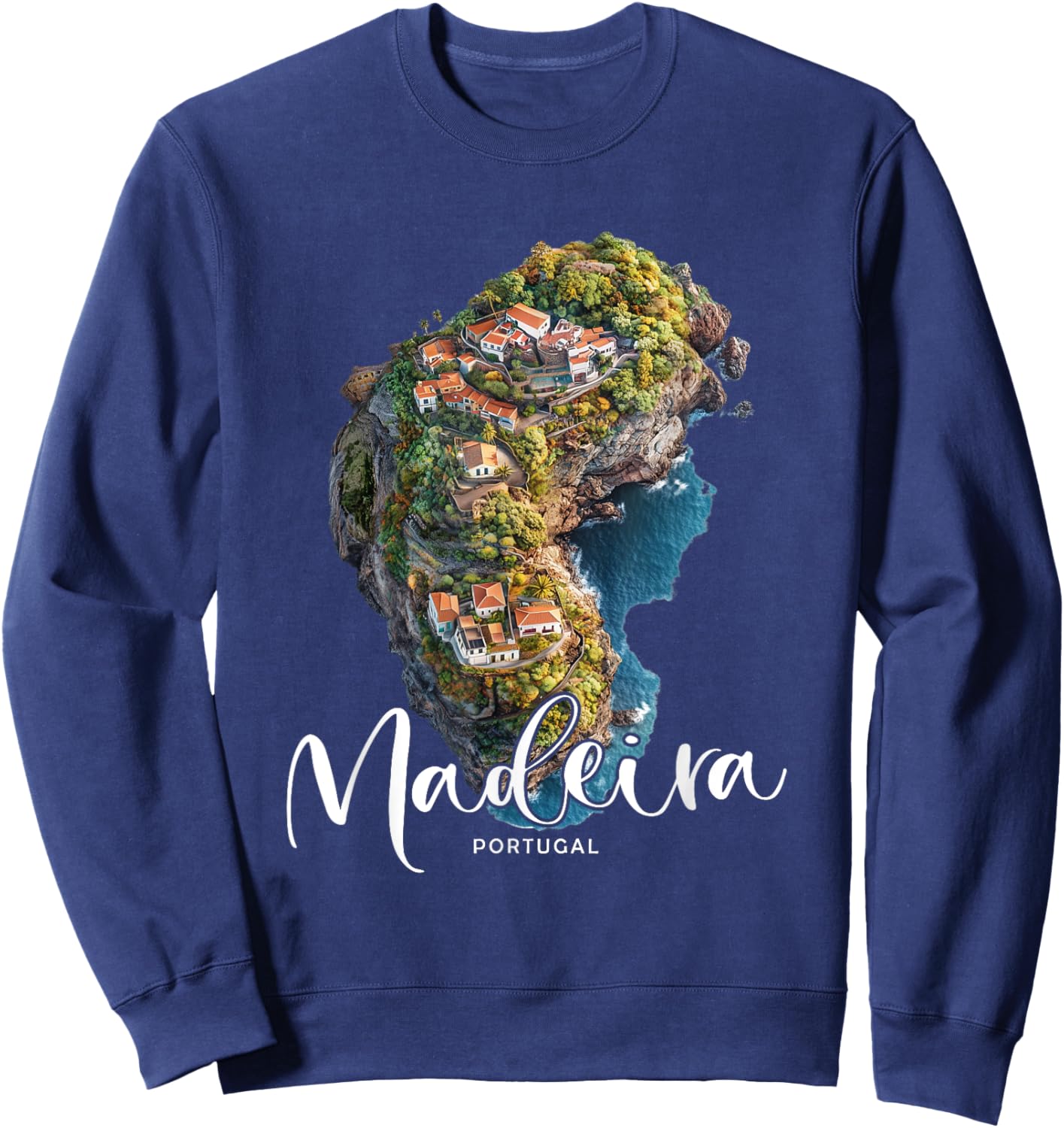 Madeira Island Portugal Vacation Souvenir Trip For Travelers Sweatshirt - Sweatshirt | Navy