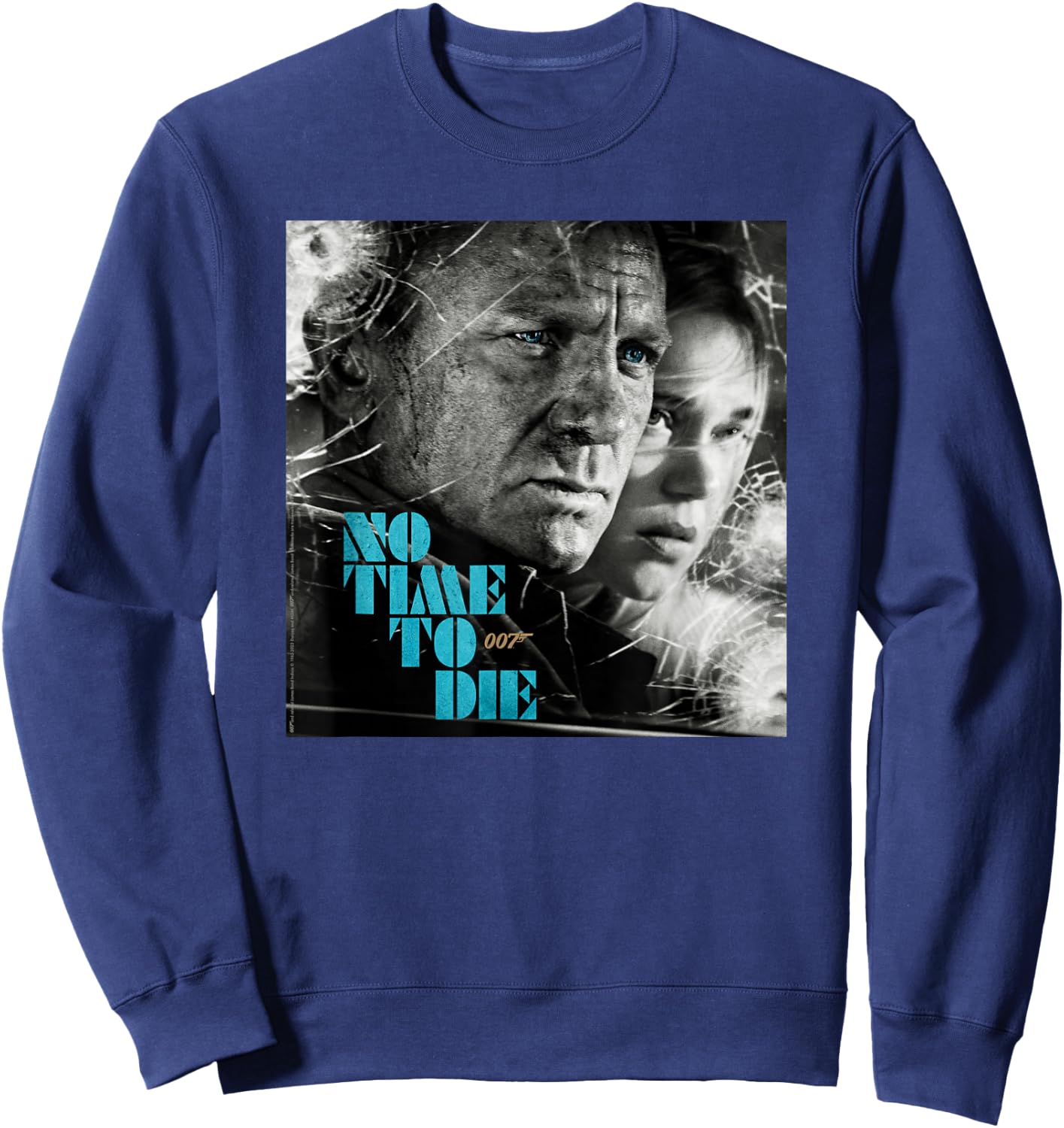 Official James Bond 007 No Time to Die Sweatshirt - Sweatshirt | Navy
