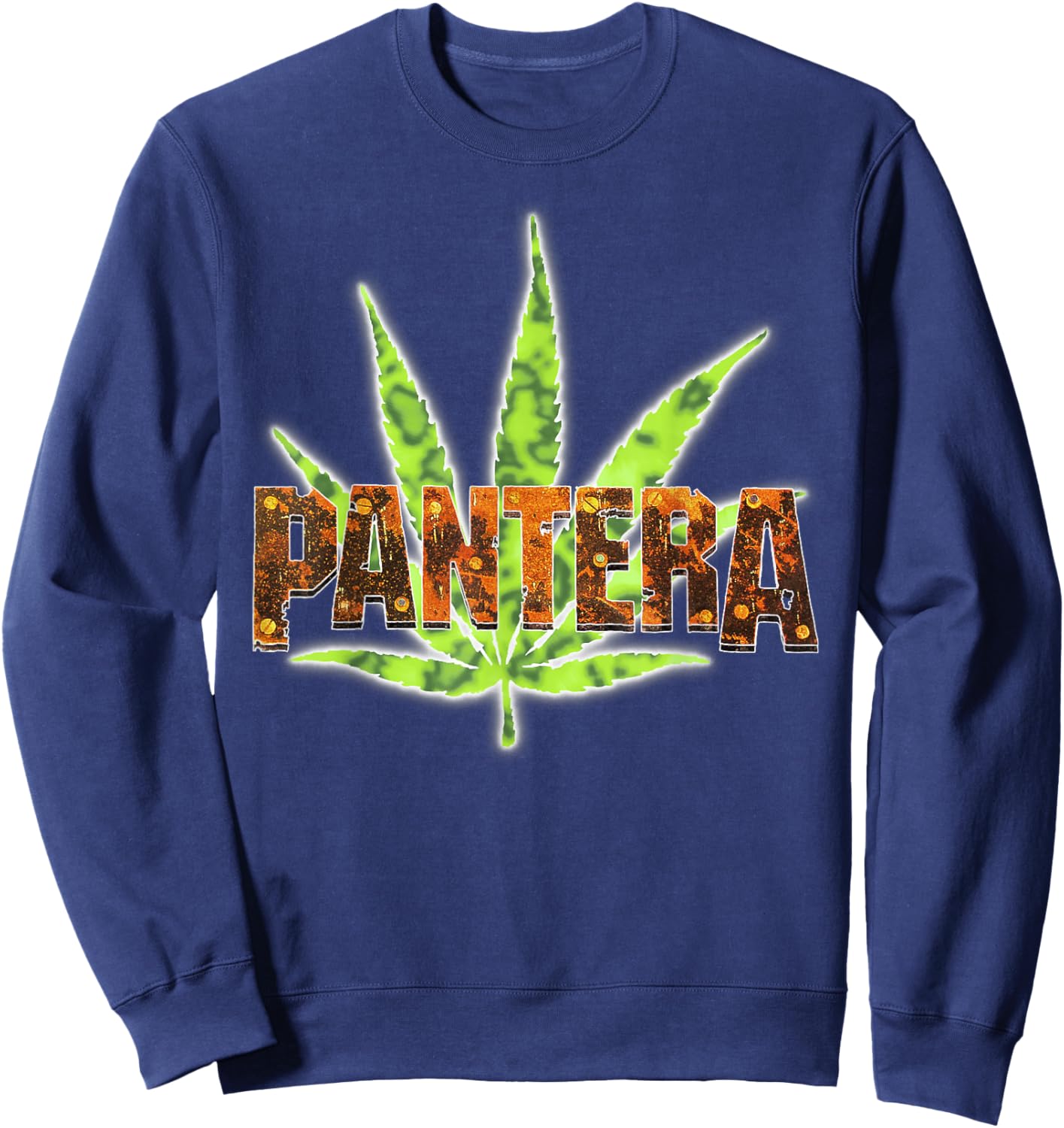 Pantera Offizielles Vintage-Logo Sweatshirt - Sweatshirt | Navy