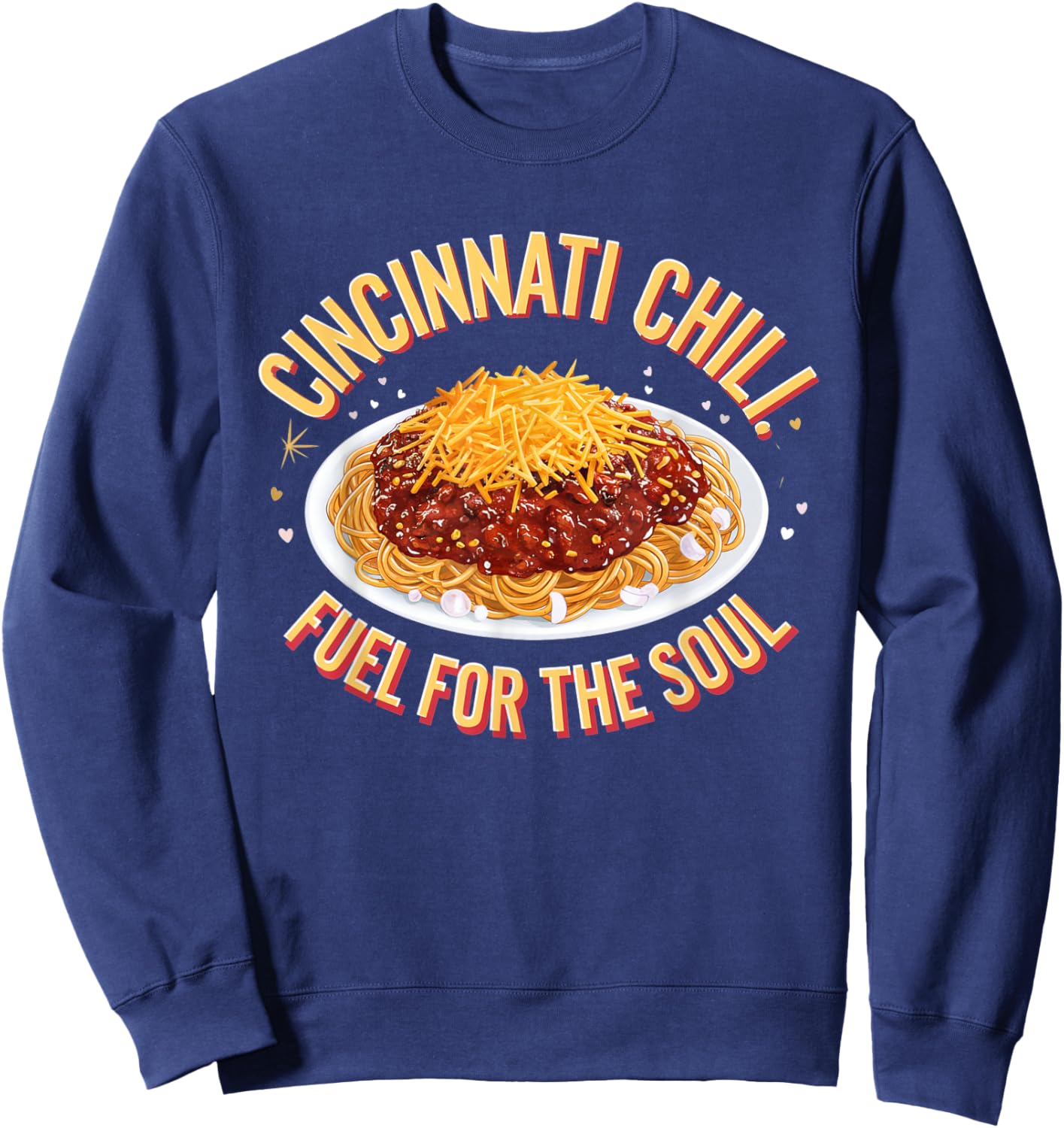 Cincinnati Chili - Iconic Ohio Comfort Food Design Sweatshirt - Sweatshirt | Navy