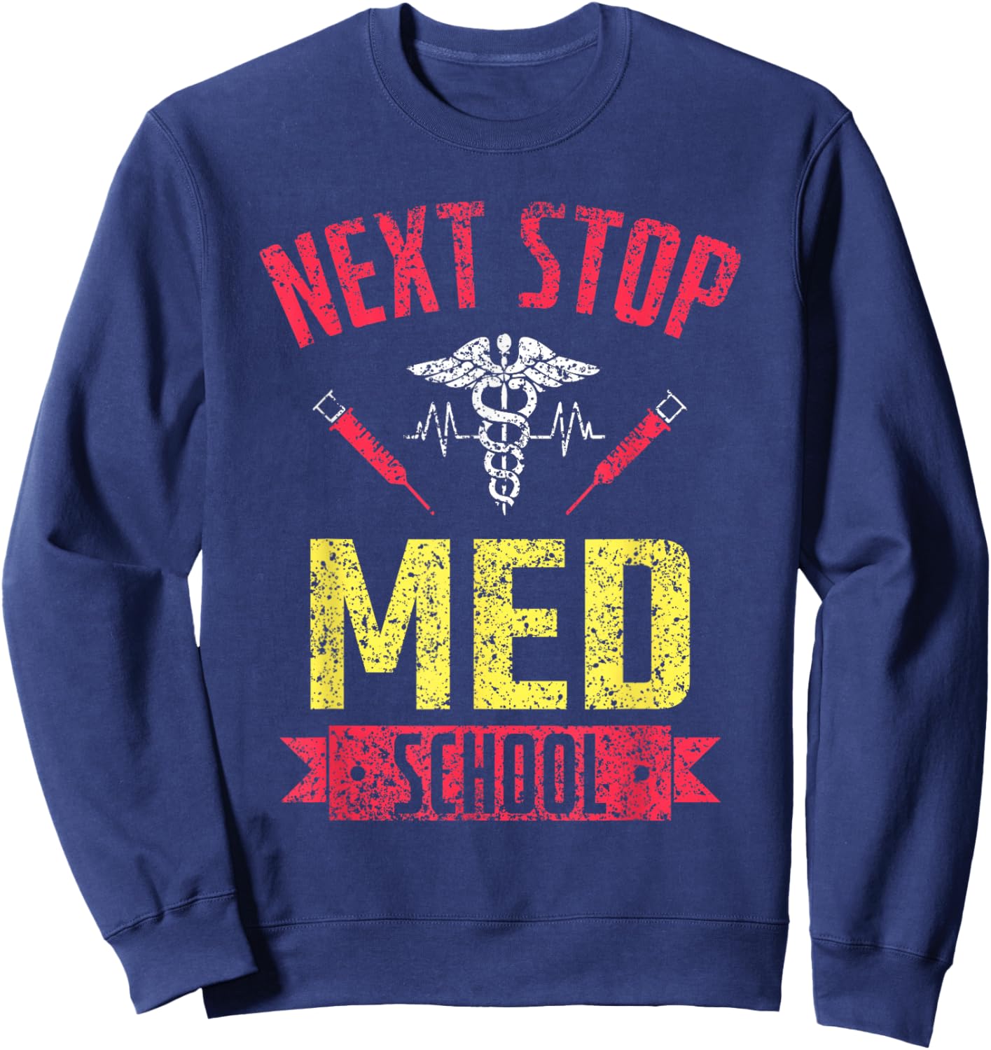 Next stop: Medical Study Medical Student Sweatshirt - Sweatshirt | Navy