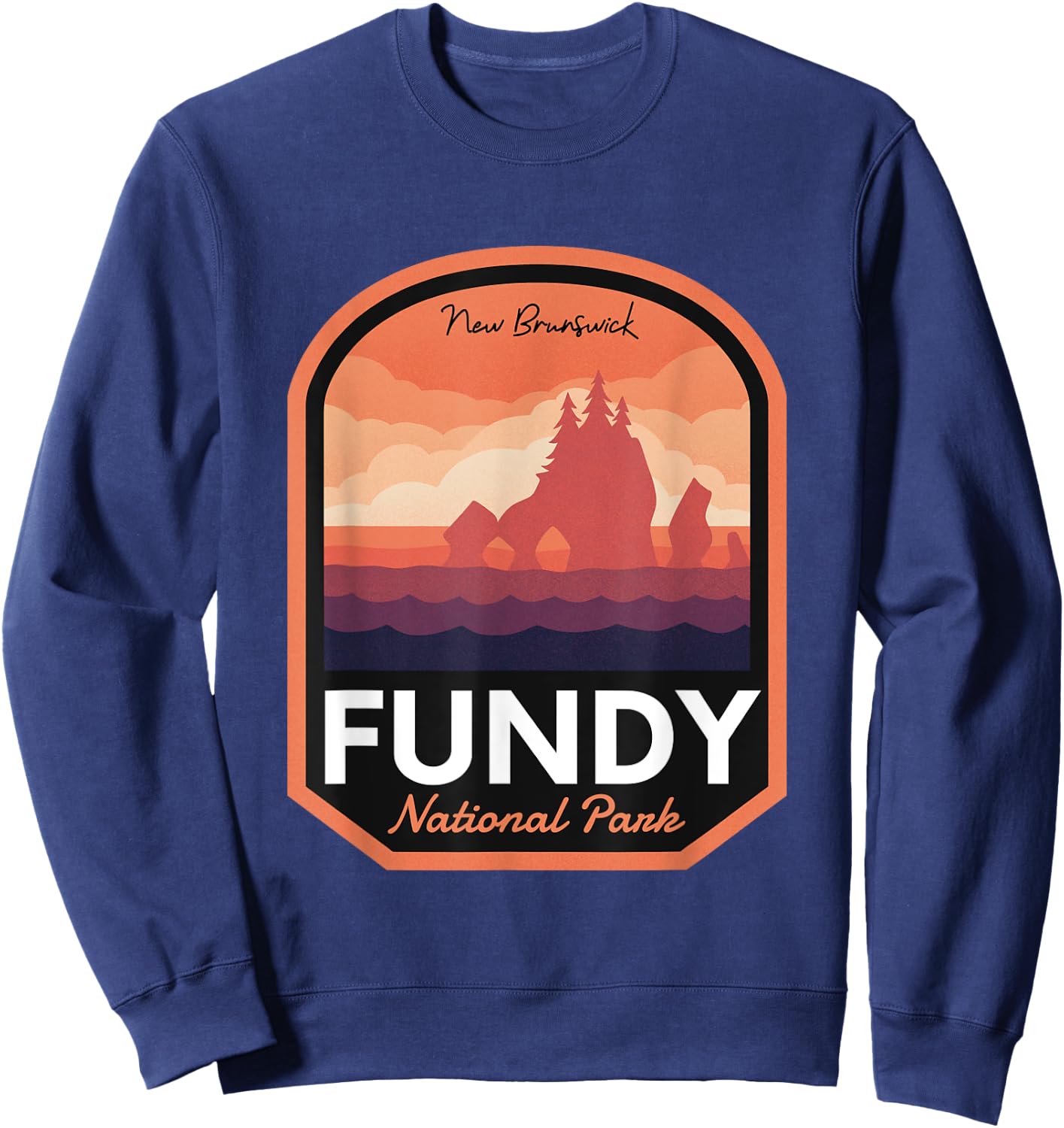 Fundy National Park New Brunswick Sweatshirt - Sweatshirt | Navy