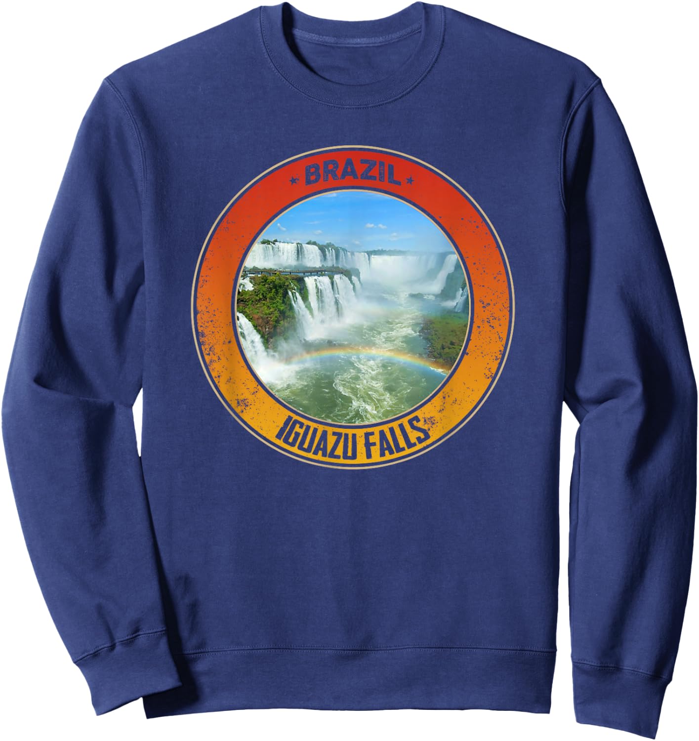 Iguazu Falls - Brazil Travel Sweatshirt - Sweatshirt | Navy