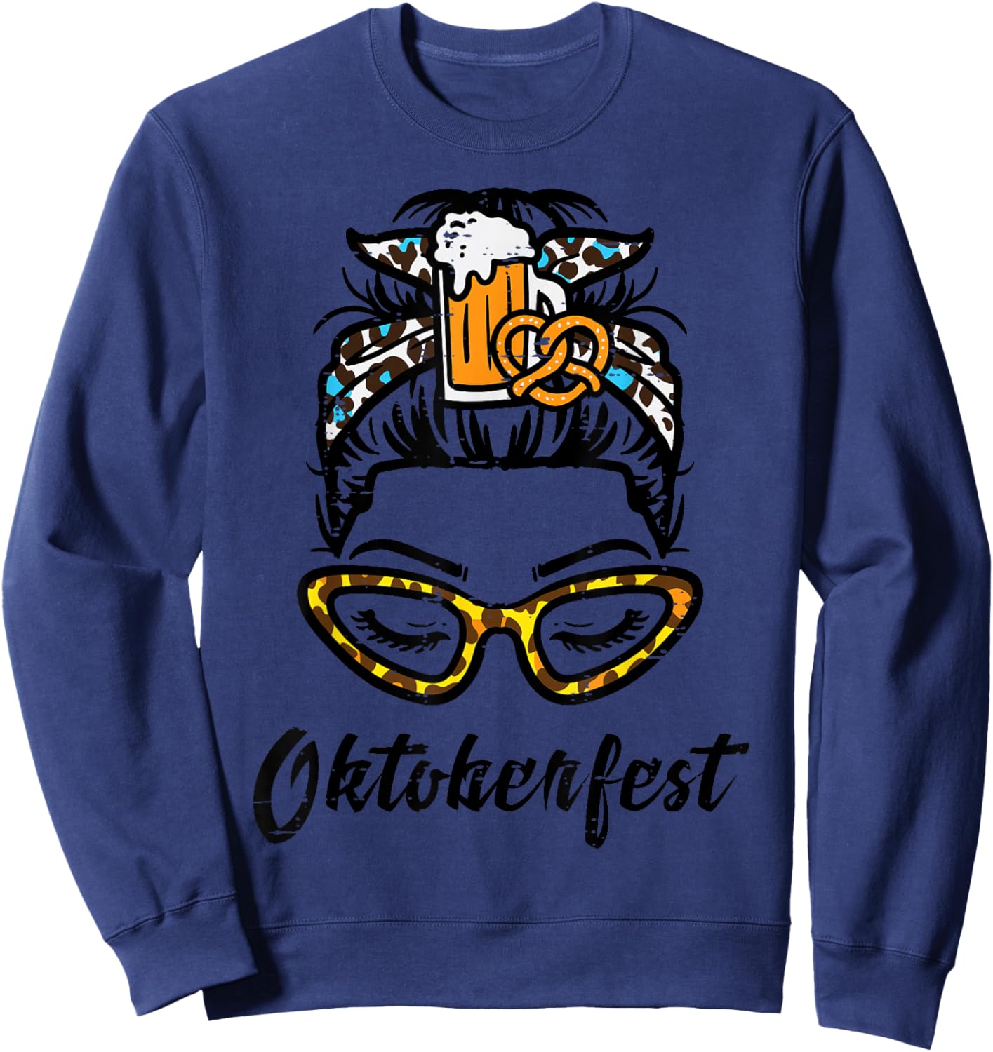 Oktoberfest Women Bavarian Octoberfest German Oktoberfest Sweatshirt - Sweatshirt | Navy