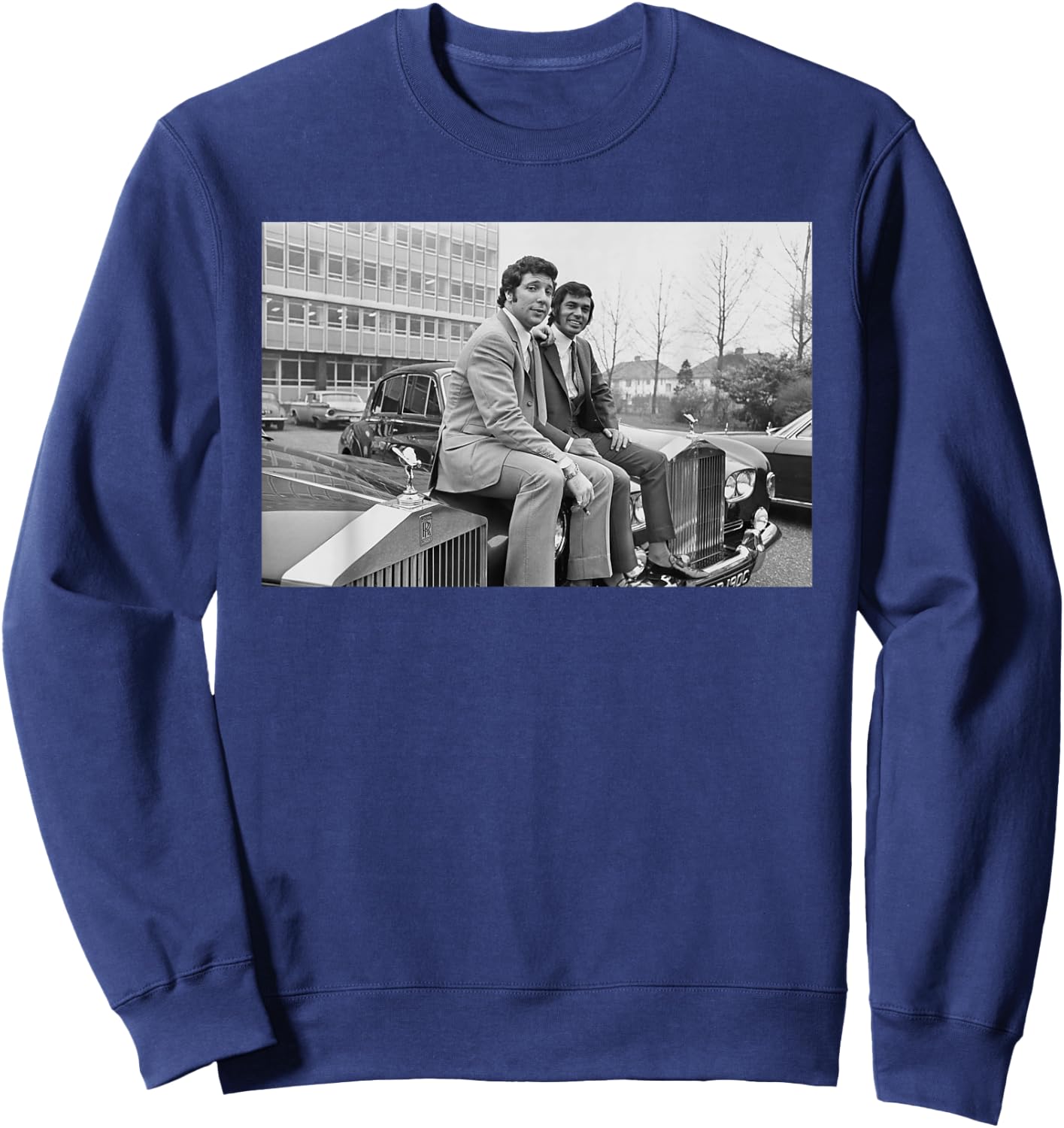 Tom Jones & Engelbert Humperdinck New Cars Sweatshirt - Sweatshirt | Navy