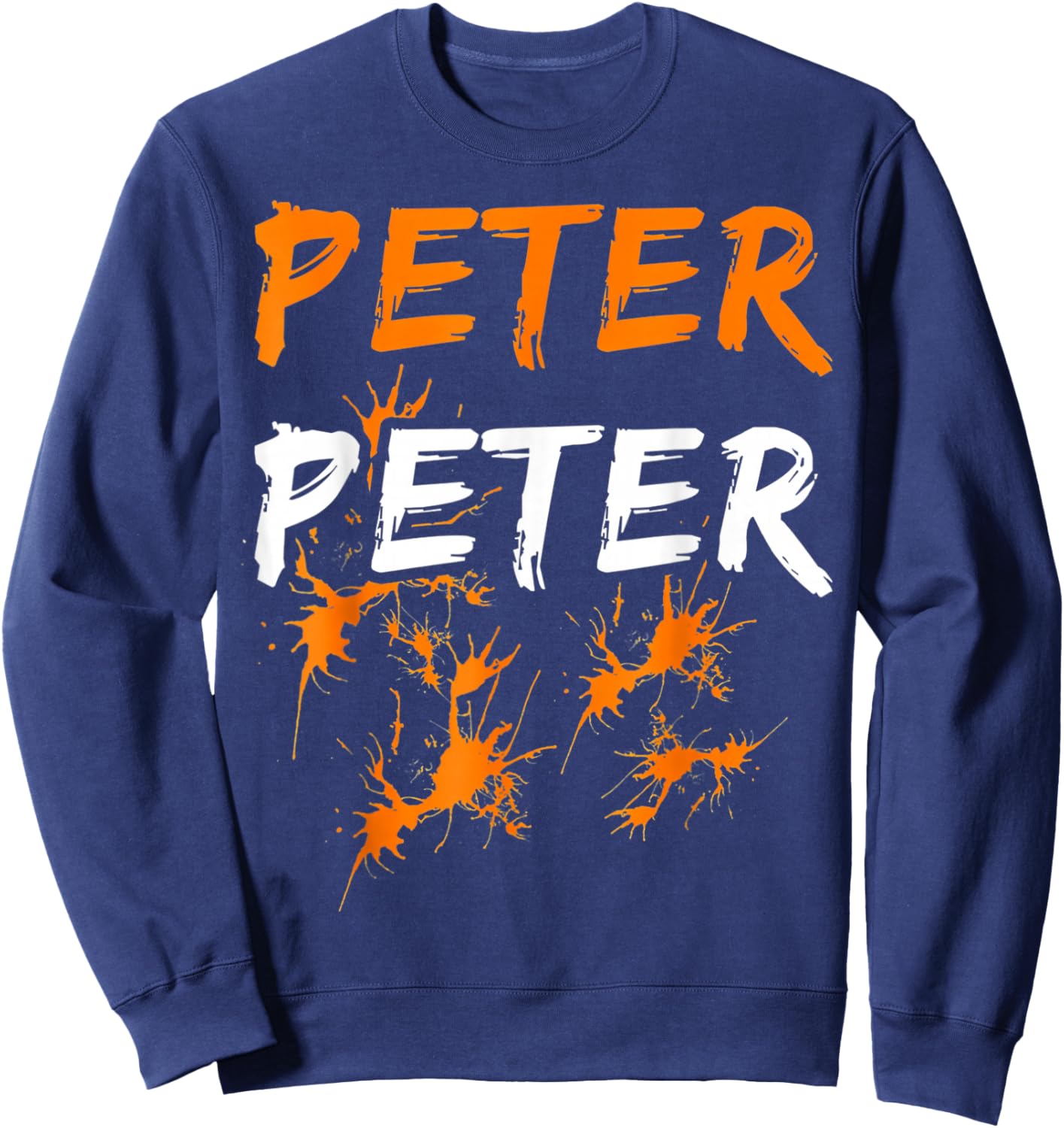 Peter Pumpkin Costume Eater For Couples Matching Halloween Sweatshirt - Sweatshirt | Navy