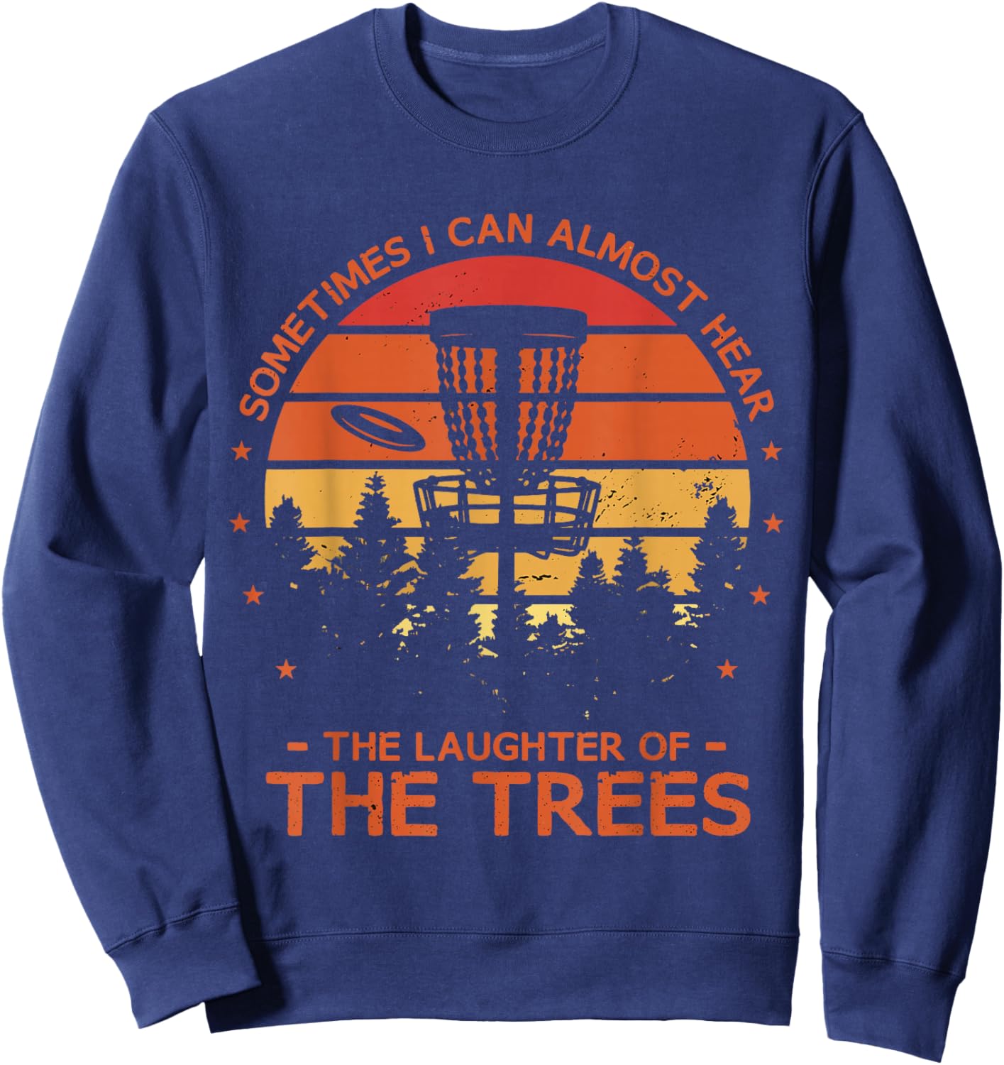 Funny Frisbee Golf Disc Golfer Sweatshirt - Sweatshirt | Navy