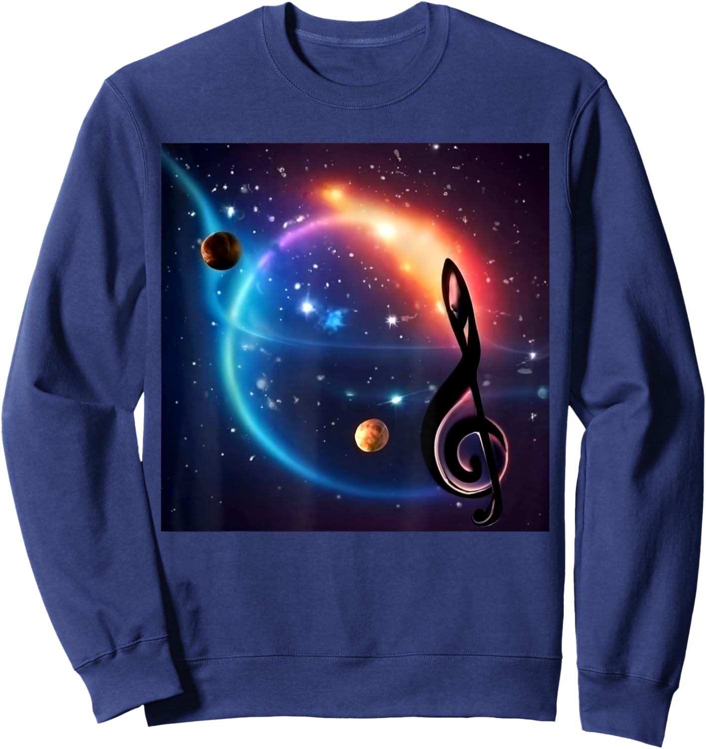 Music Galaxy Sweatshirt - Sweatshirt | Navy