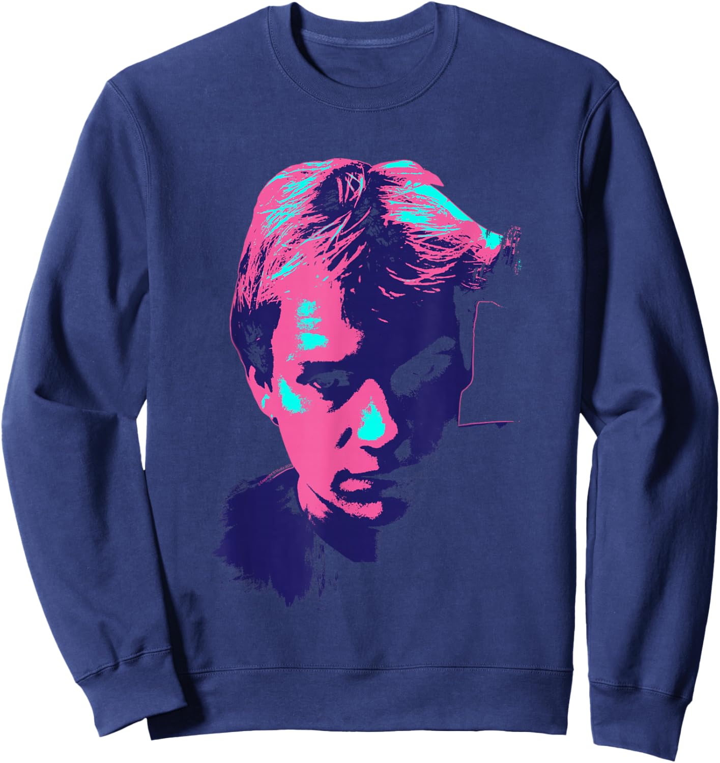TV Times Portrait Of Musician Sting Pop Art Stylised Sweatshirt - Sweatshirt | Navy