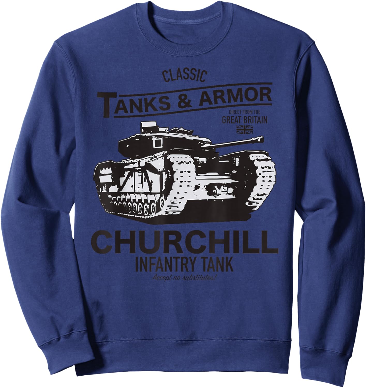 Churchill Tank Sweatshirt - Sweatshirt | Navy