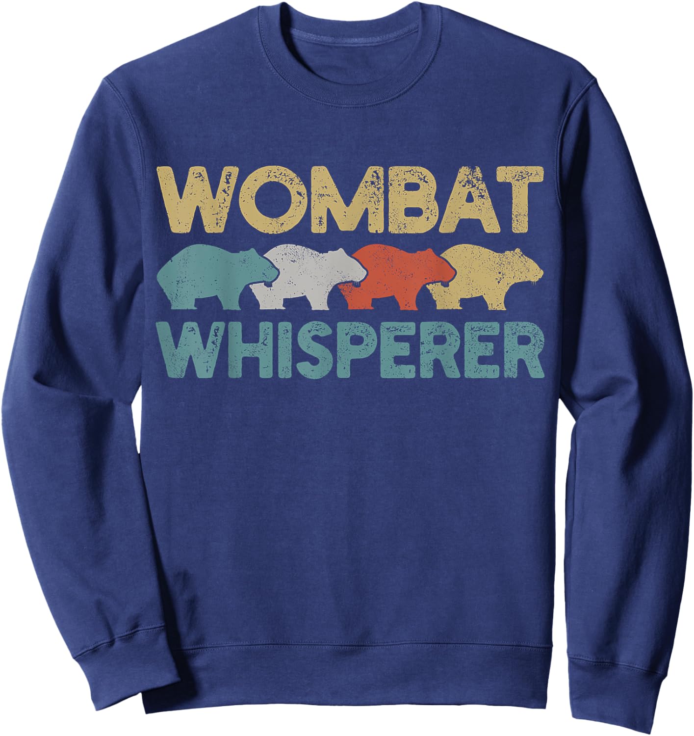 Wombat Retro Sweatshirt - Sweatshirt | Navy