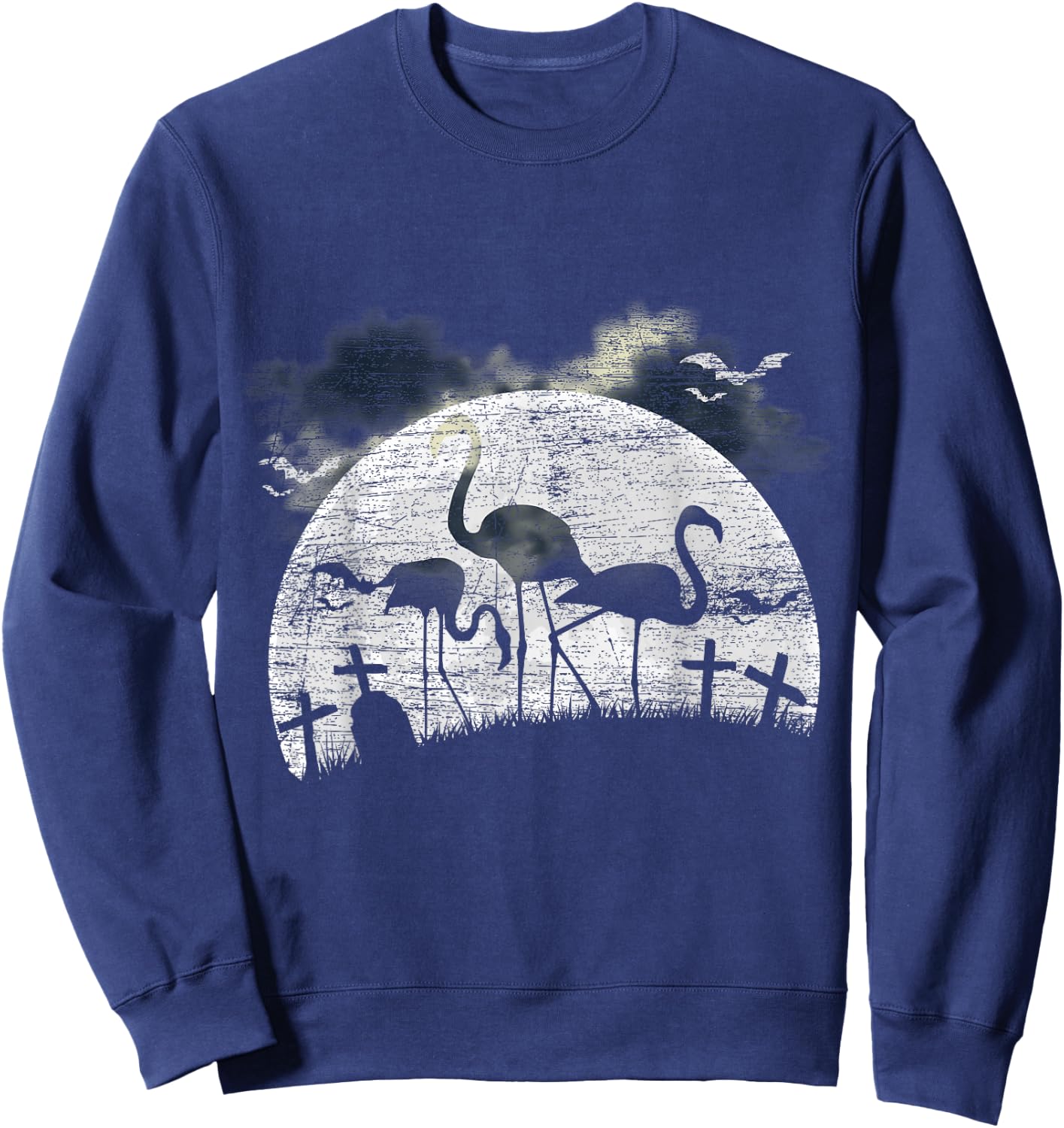 Halloween Flamingo Sweatshirt - Sweatshirt | Navy