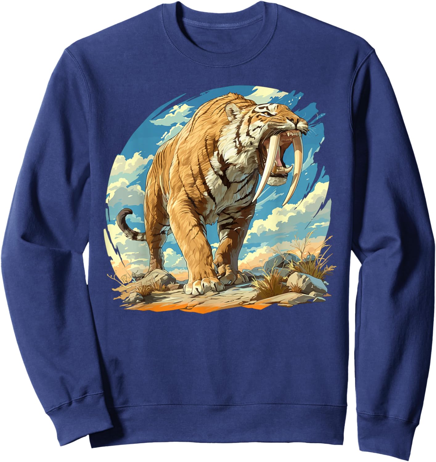 Saber-Toothed Tigers Saber-Toothed Tiger Sweatshirt - Sweatshirt | Navy