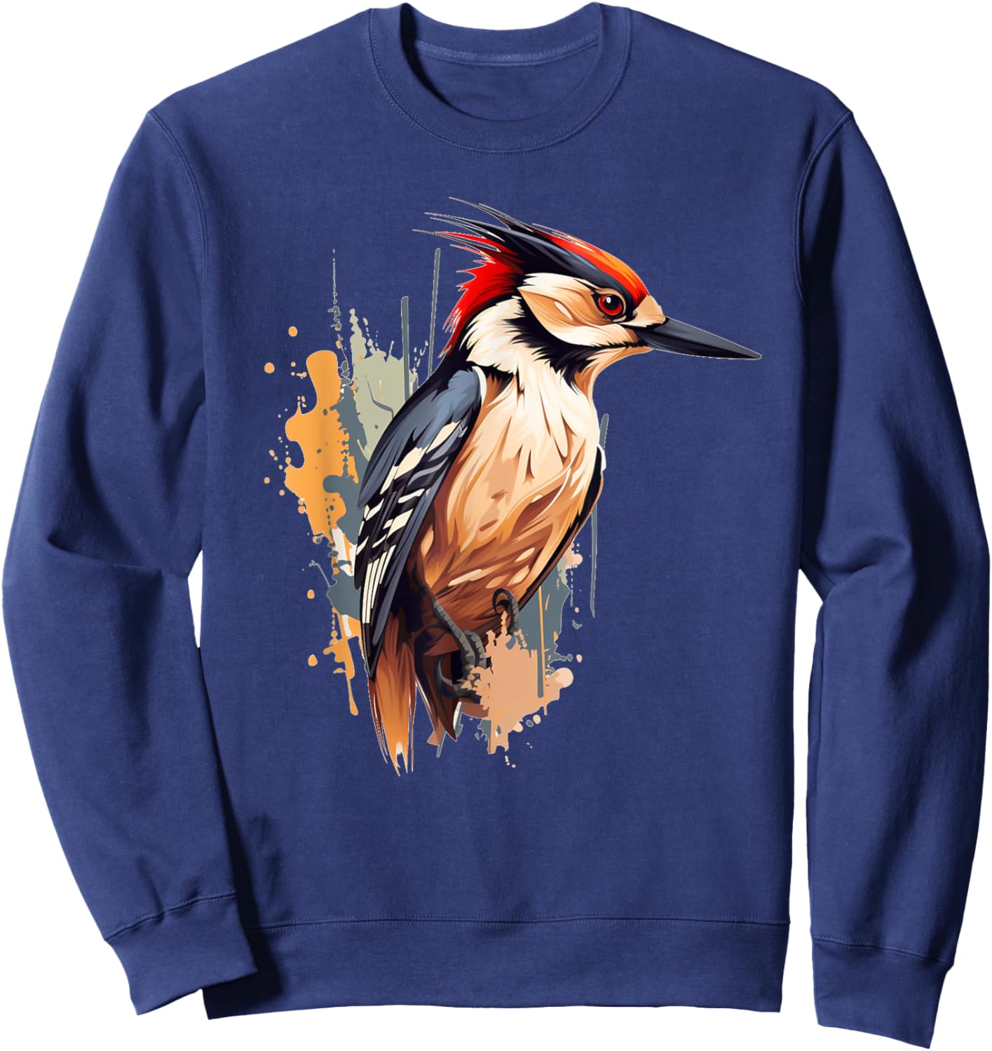 Funny Hobby Bird watching for Woodpecker and Birds Lovers Sweatshirt - Sweatshirt | Navy