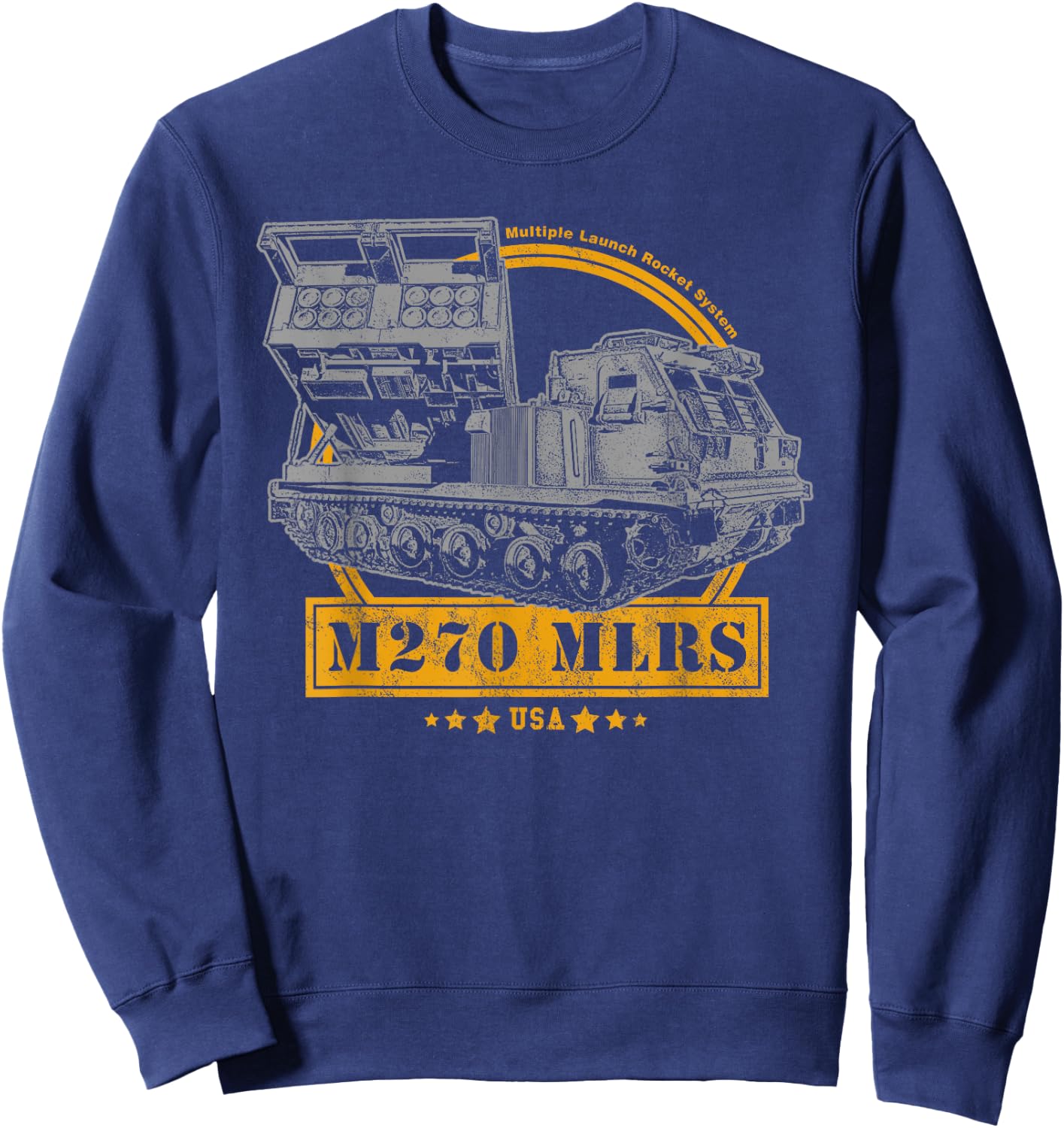 M270 Multiple Launch Rocket System Sweatshirt - Sweatshirt | Navy