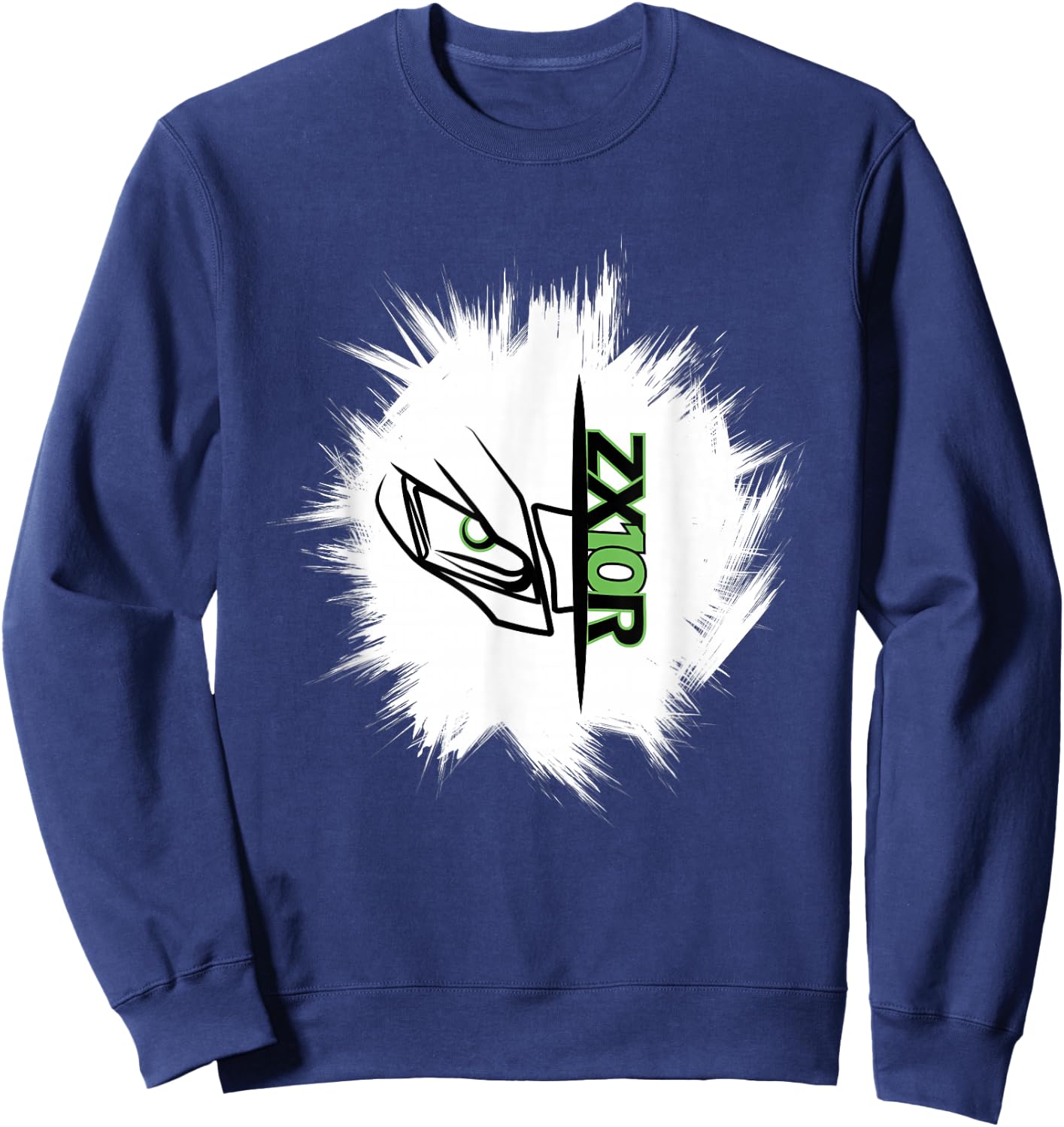 ZX10R sportbike Ninja motorcycle Sweatshirt - Sweatshirt | Navy