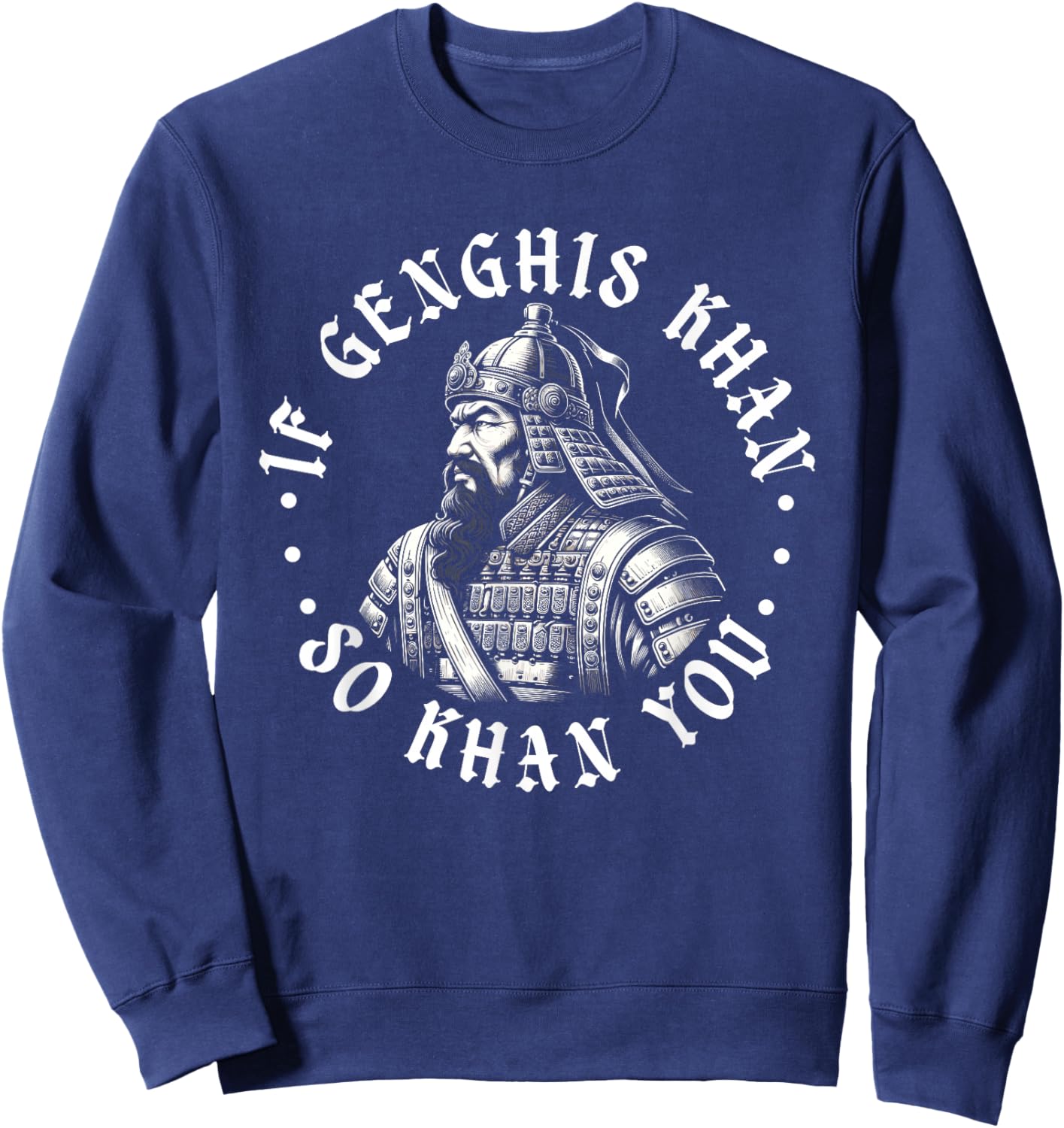 Genghis Khan World Tour - Historic Mongol Sweatshirt - Sweatshirt | Navy