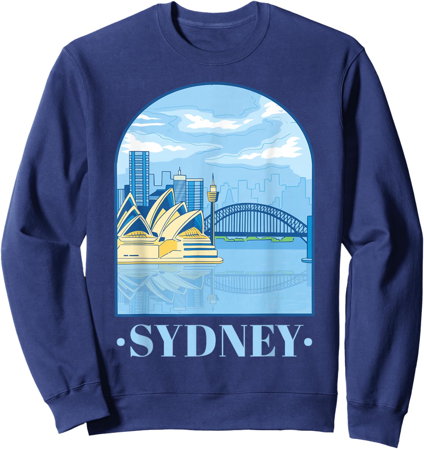 Vintage Sydney Australia Aussie Expat Adult Men Women Kids Sweatshirt - Sweatshirt | Navy