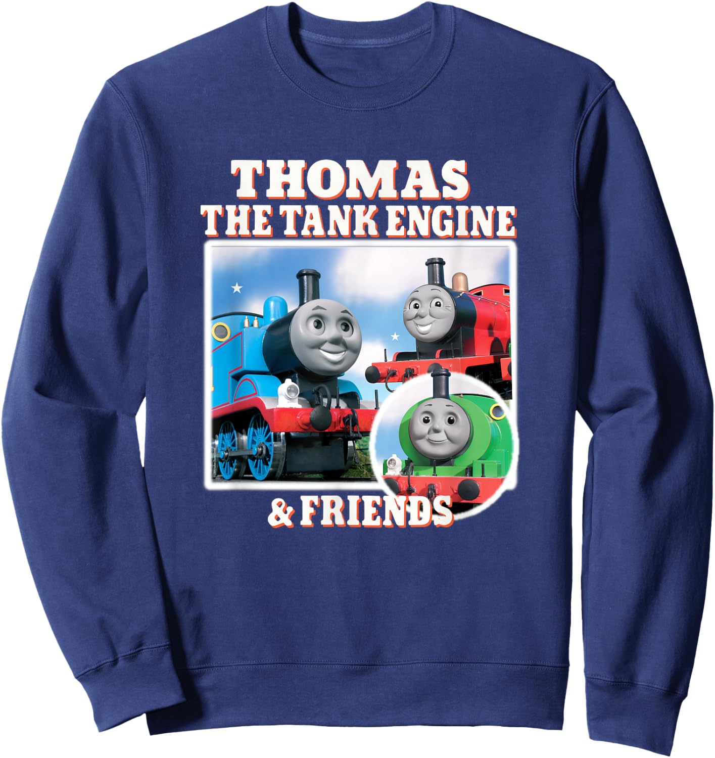 Thomas & Friends - Vintage Thomas the Tank Engine & Friends Sweatshirt - Sweatshirt | Navy