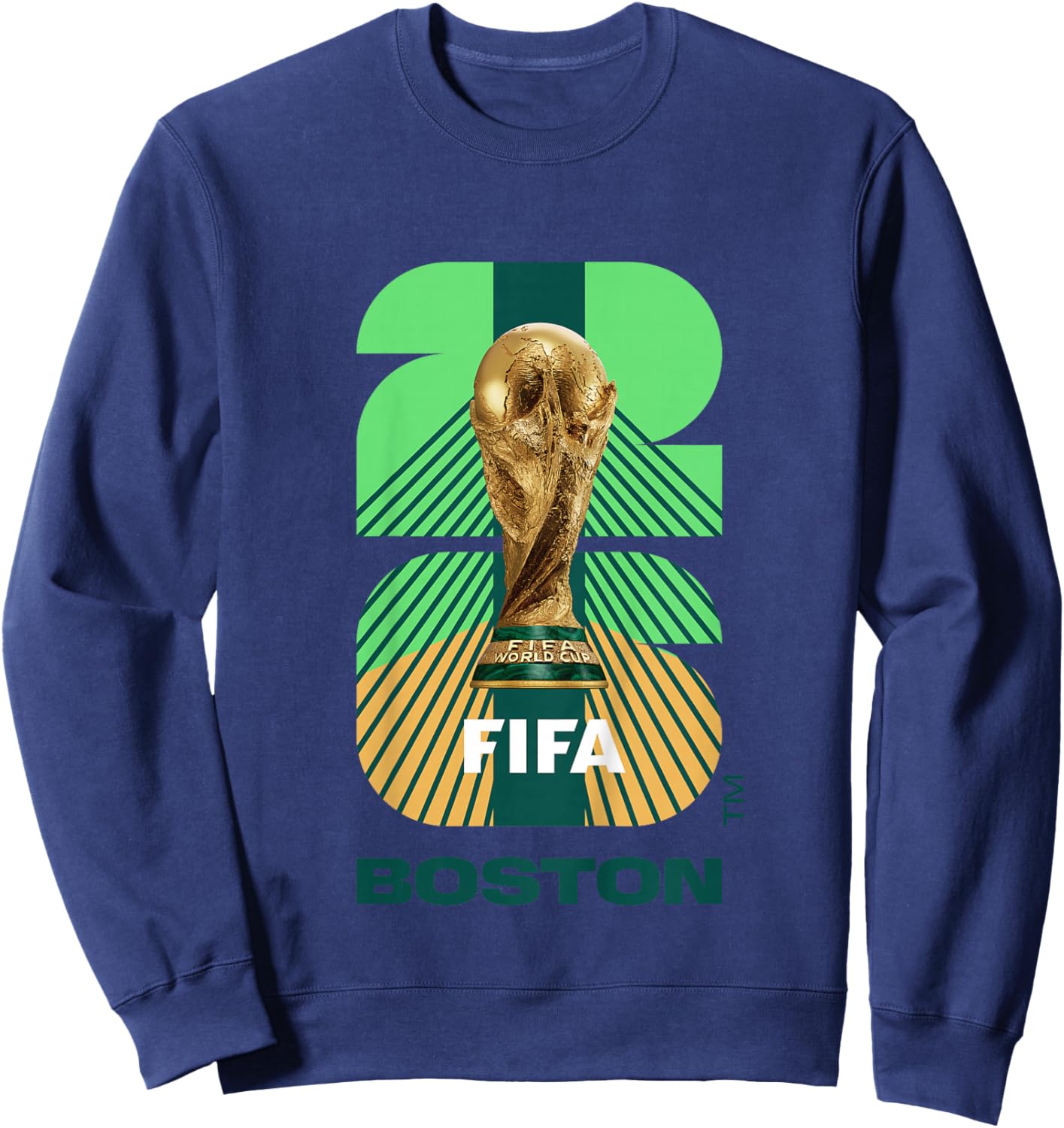 Kids FIFA World CUP26 Boston Trophy Color Sweatshirt - Sweatshirt | Navy
