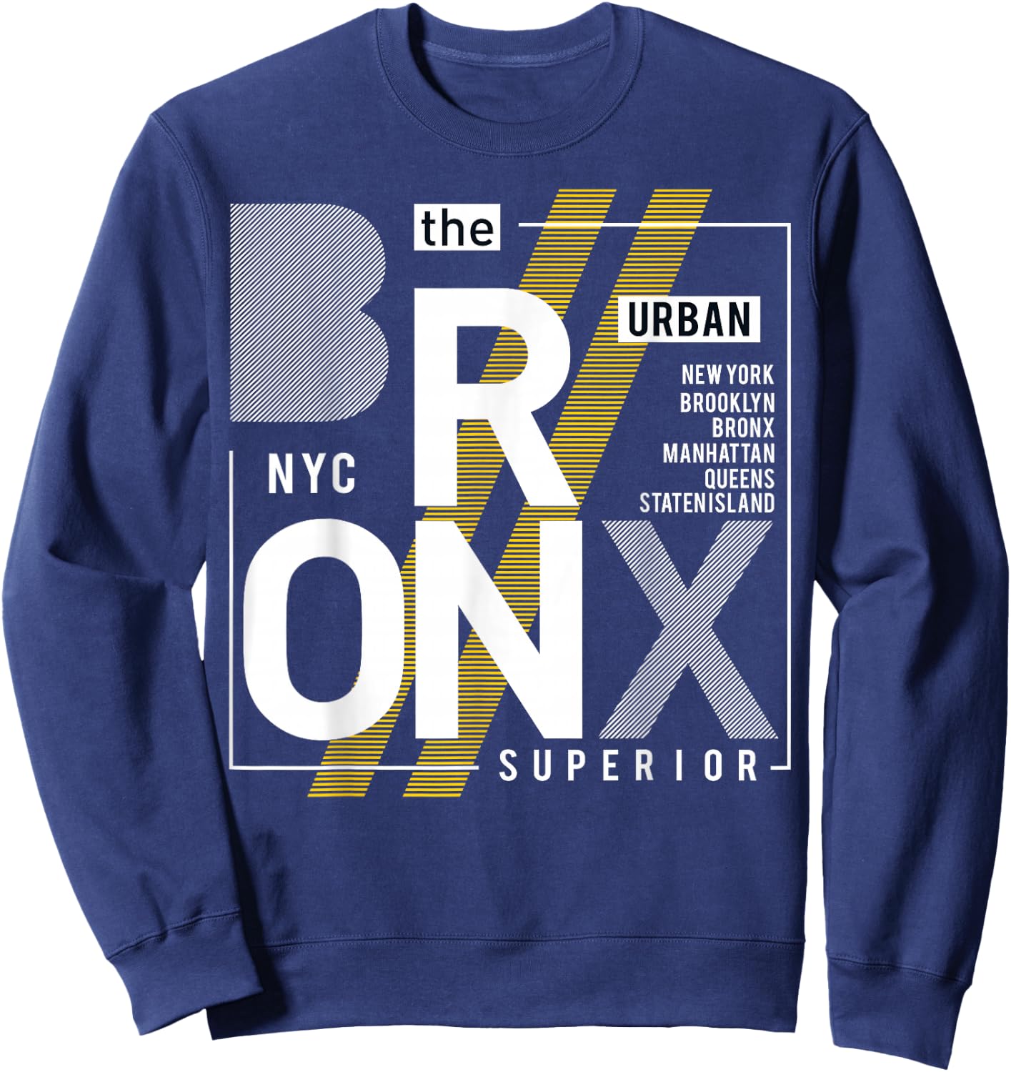 The Bronx shirts, I Love Bronx, The Bronx New York City Sweatshirt - Sweatshirt | Navy