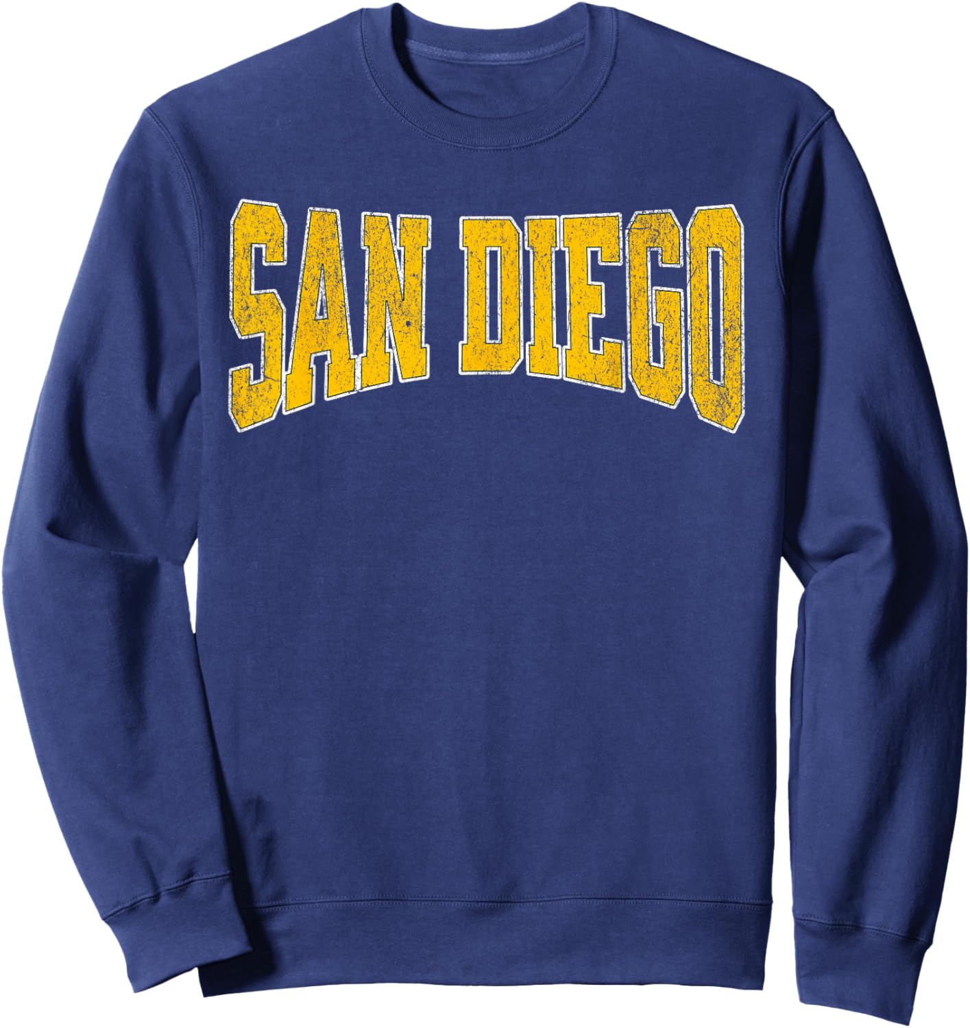 San diego vintage city Sweatshirt - Sweatshirt | Navy