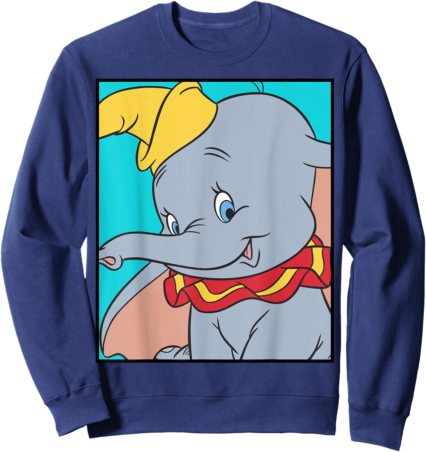 Disney Dumbo Portrait Box Sweatshirt - Sweatshirt | Navy