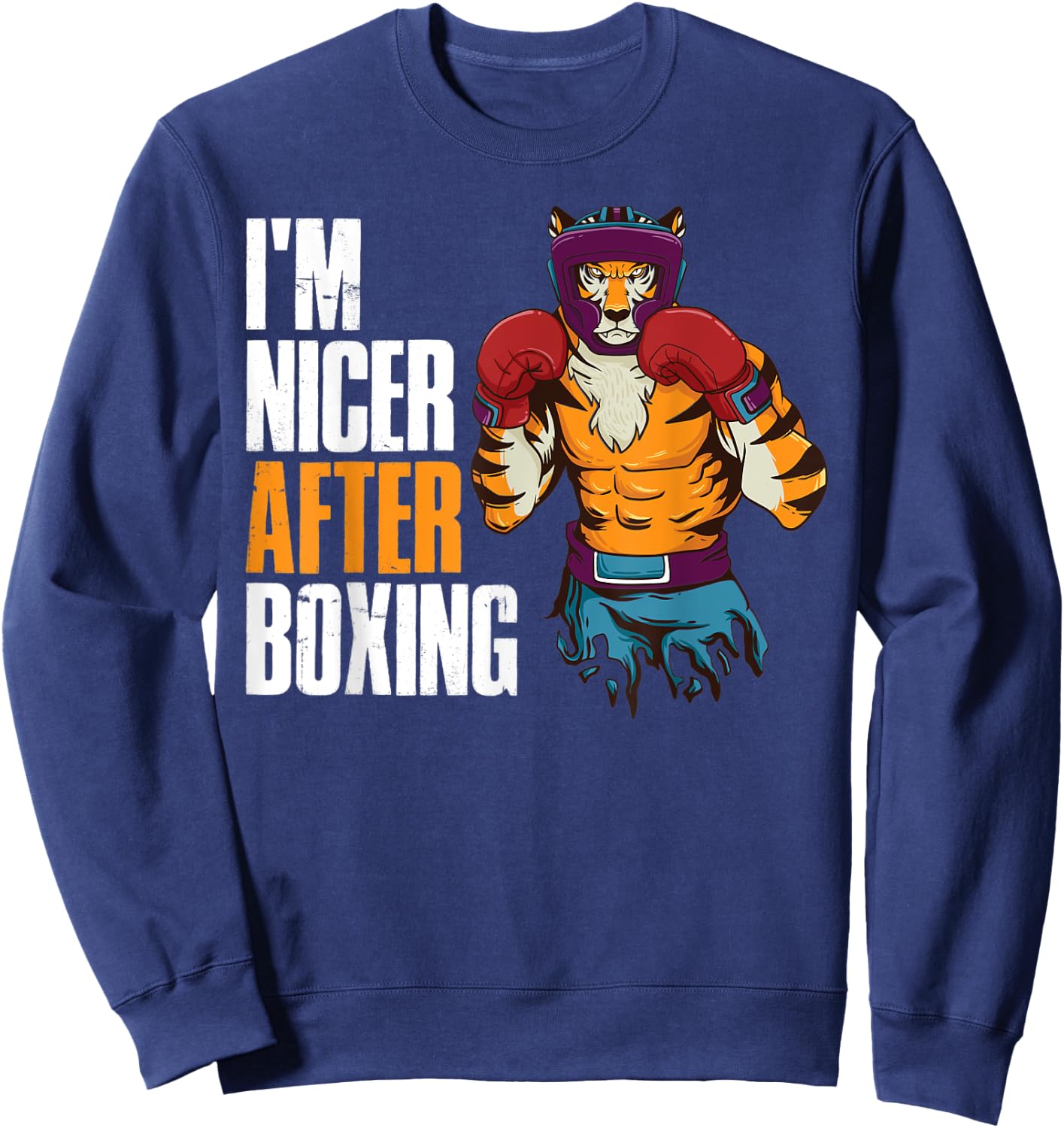 Im Nicer After Boxing Sweatshirt - Sweatshirt | Navy