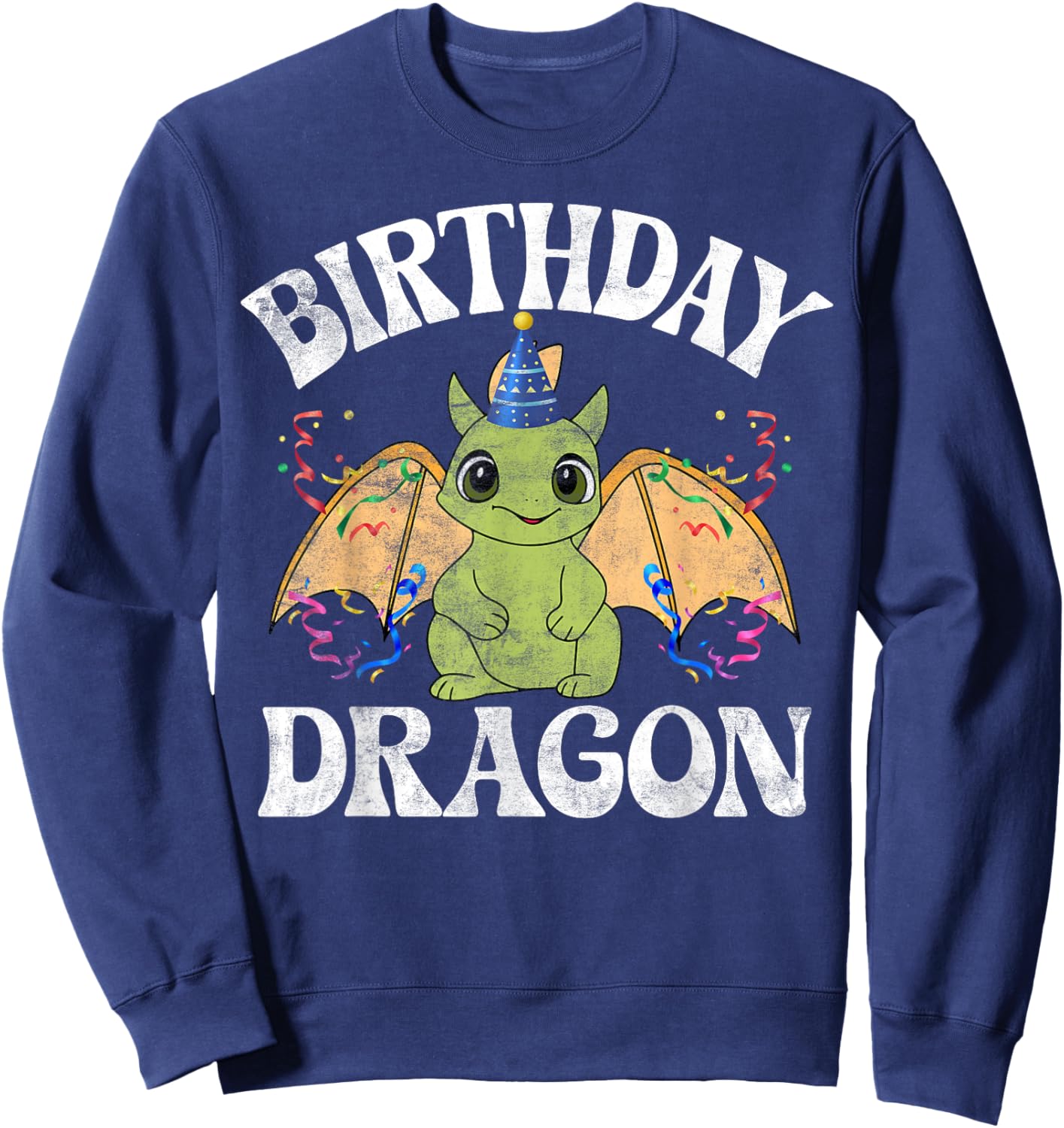 Birthday Dragon Sweatshirt - Sweatshirt | Navy