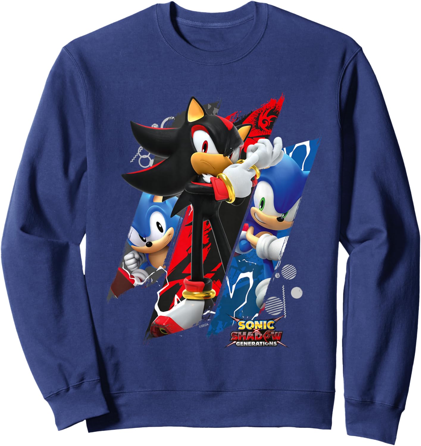 Sonic the Hedgehog, Sonic X Shadow Generations - Trio Sweatshirt - Sweatshirt | Navy