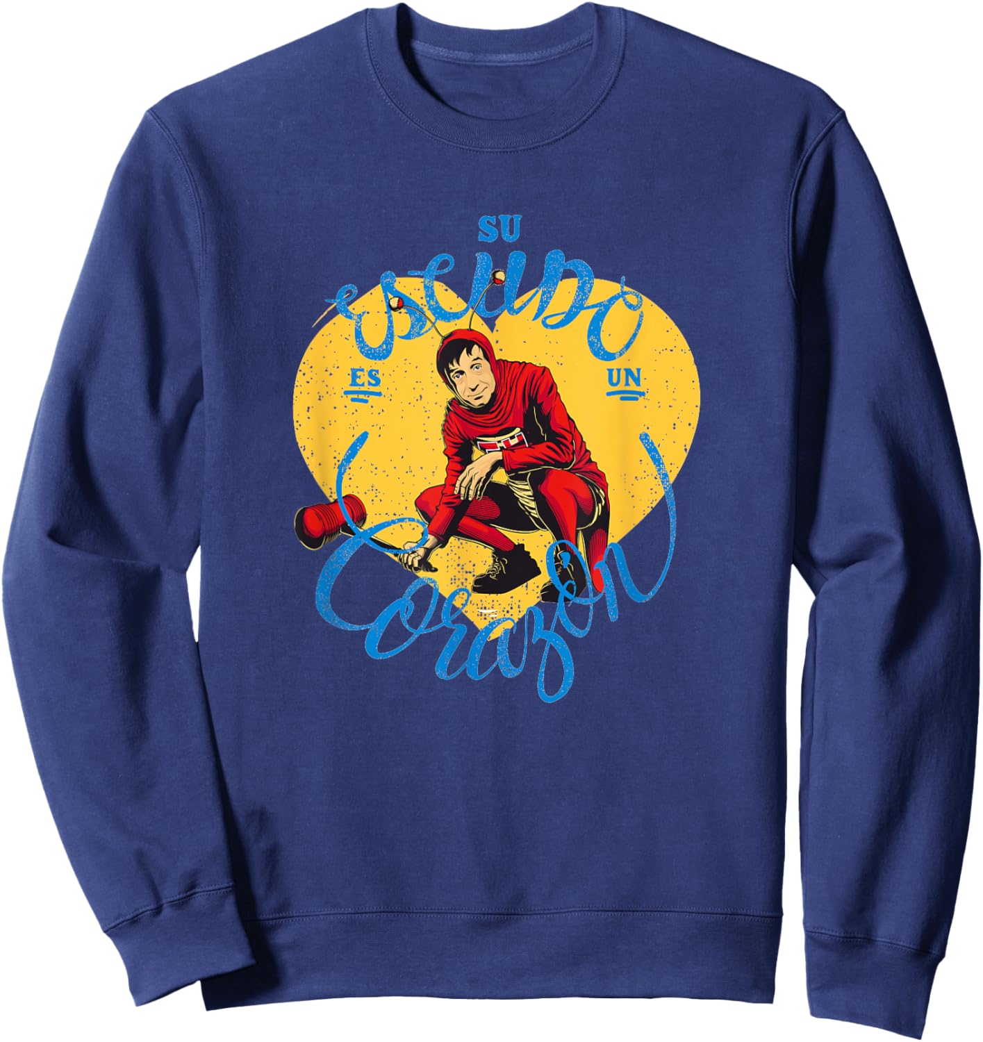 Chapulin Colorado - Fun Desings for Kids, Teen, Women & Men Sweatshirt - Sweatshirt | Navy