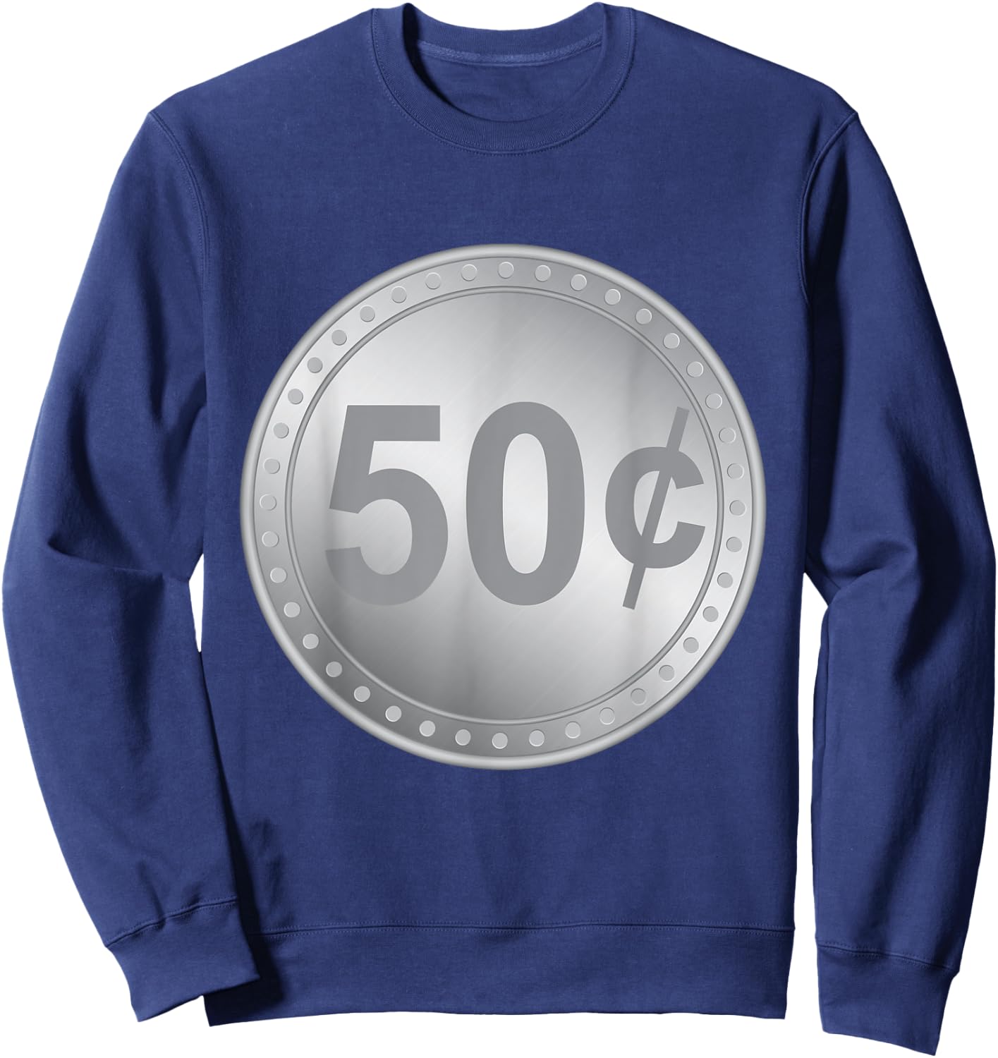Gumball Machine 50 Cents Couples DIY Halloween Costume Shirt Sweatshirt - Sweatshirt | Navy