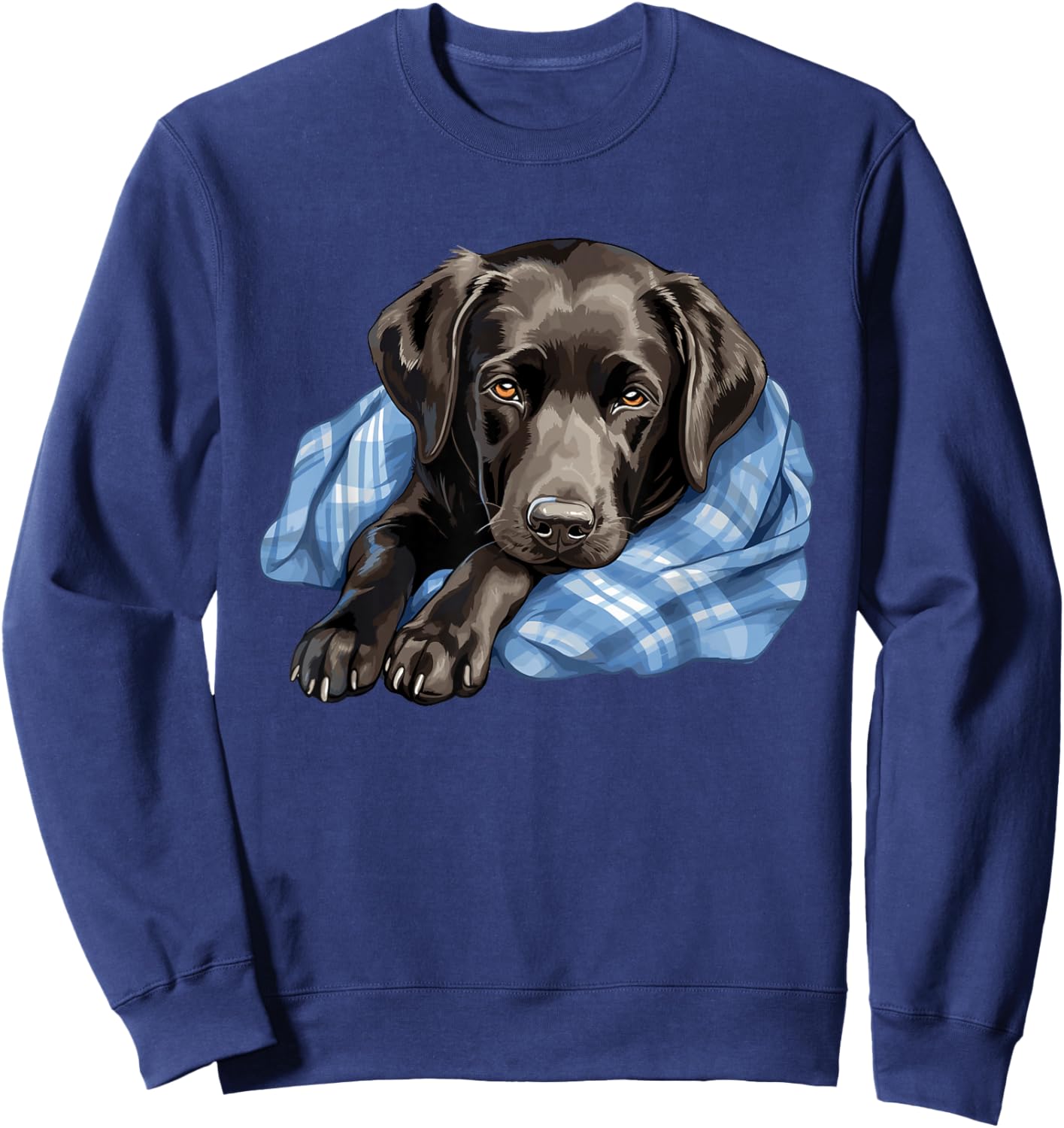 Süßer Hund Offizielles Schlafshirt Labrador Retriever Hunde Sweatshirt - Sweatshirt | Navy