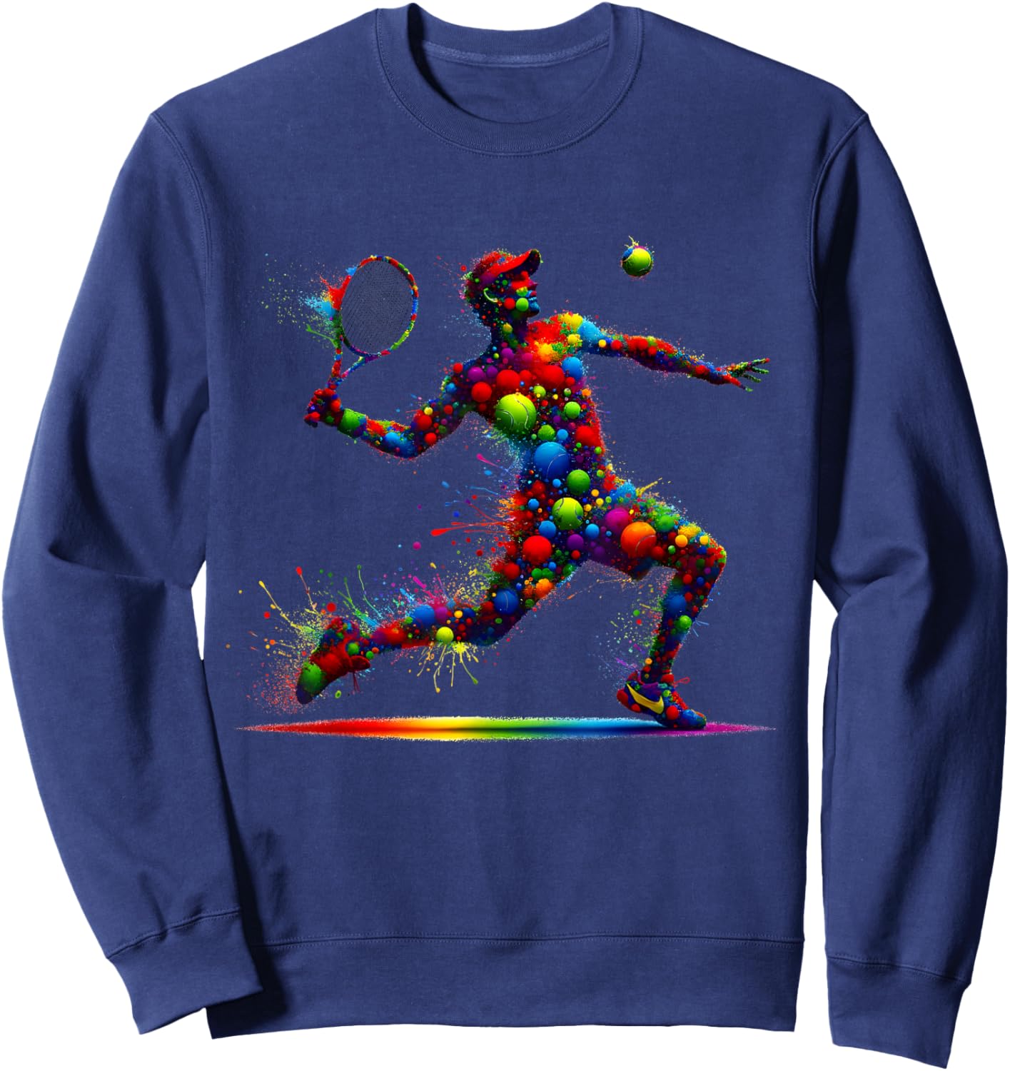 Tennis Player Kids Youth Men Boys Sweatshirt - Sweatshirt | Navy
