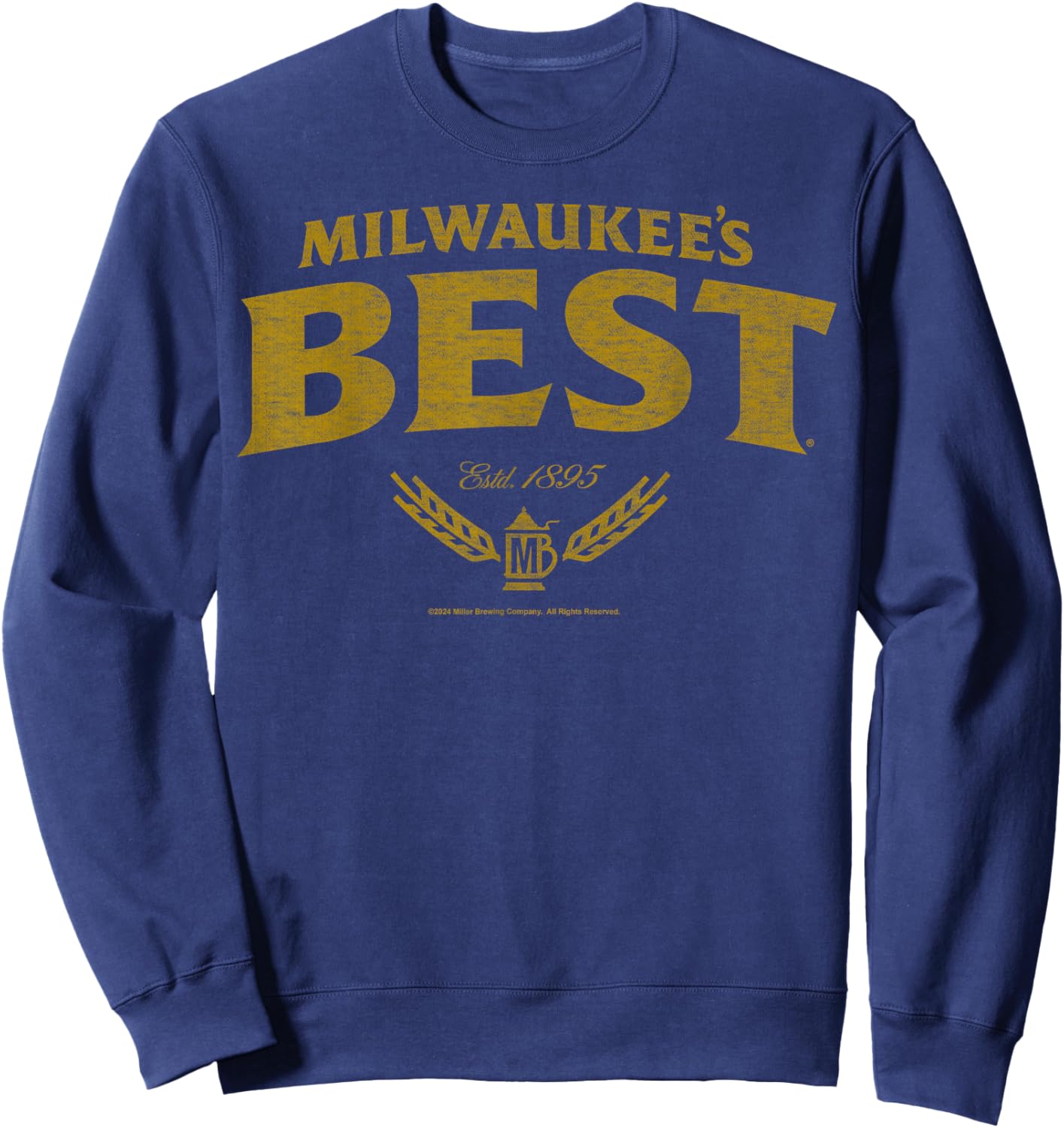 Milwaukee's Best Distressed Sweatshirt - Sweatshirt | Navy