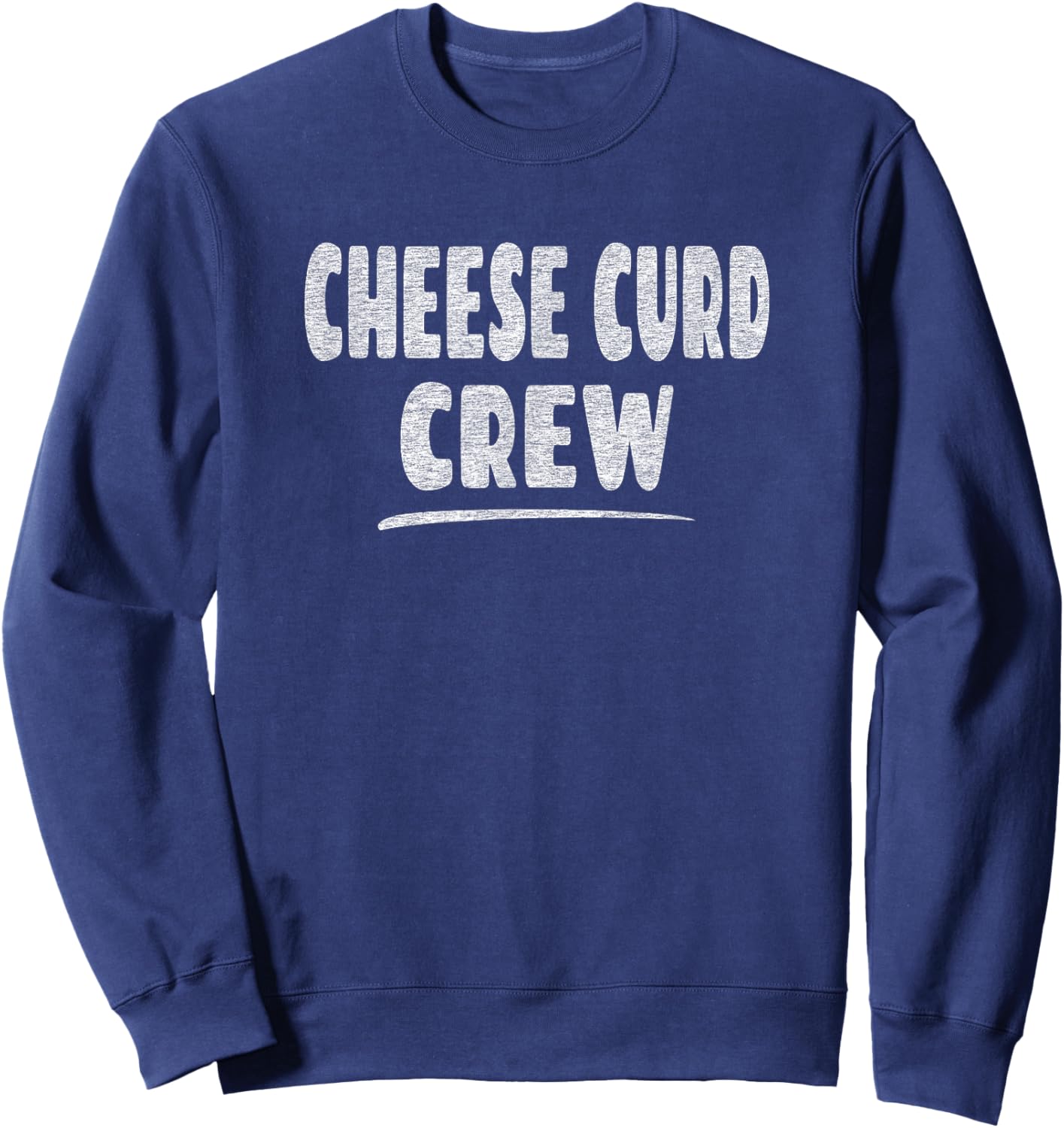 Cheese Curd Crew Sweatshirt - Sweatshirt | Navy